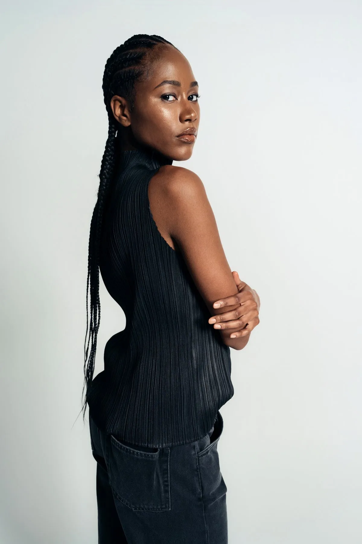 PLEATS PLEASE ISSEY MIYAKE | BASIC SLEEVELESS TOP