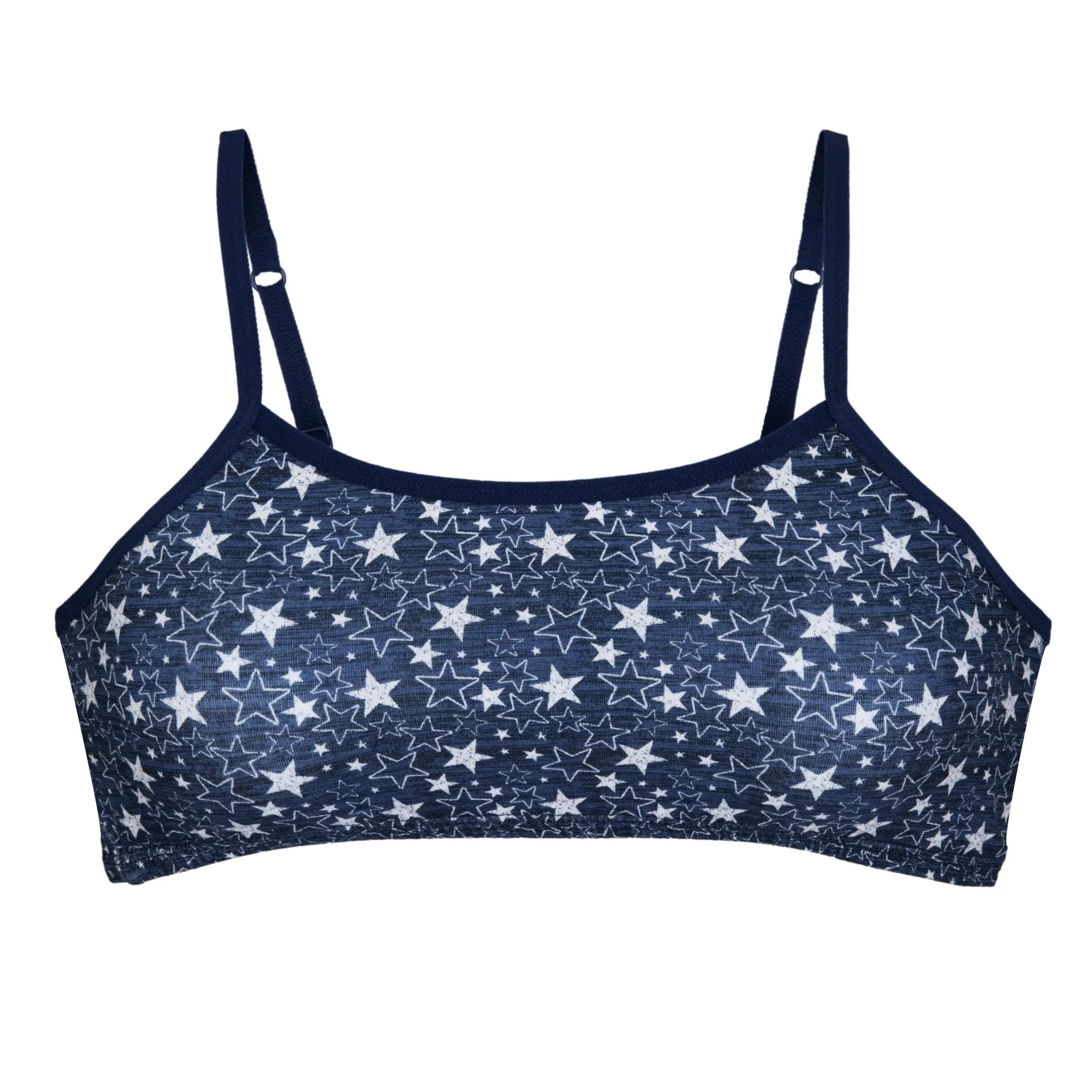 Popular Cotton Girls Training Bra - Crop Cami Training Bras for Girls with Adjustable Straps. Cotton Bra Pack.