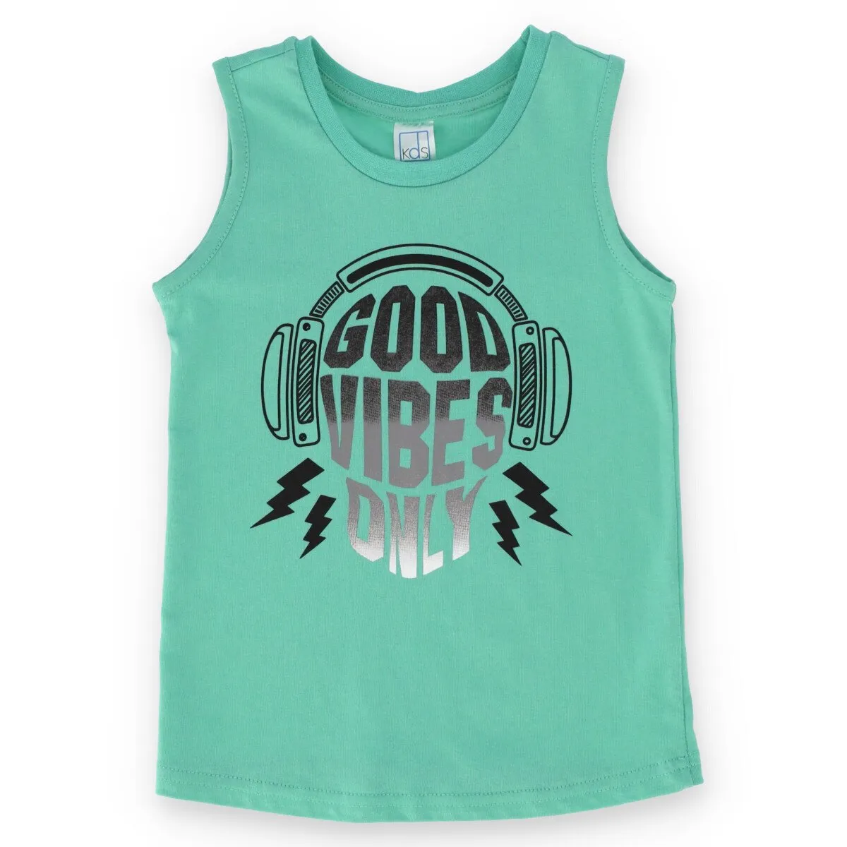 Pre-Boys Good Vibes Muscle Vest - Mint