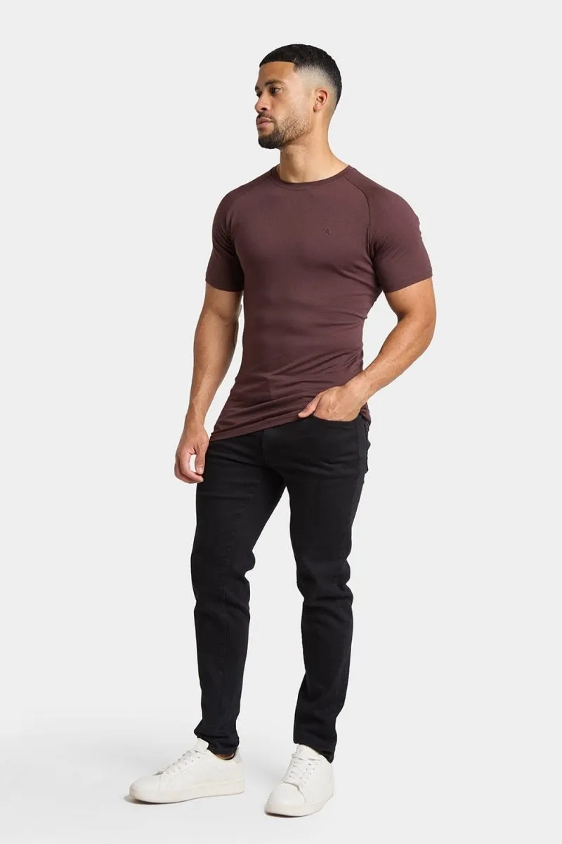 Premium Muscle Fit T-Shirt in Coffee