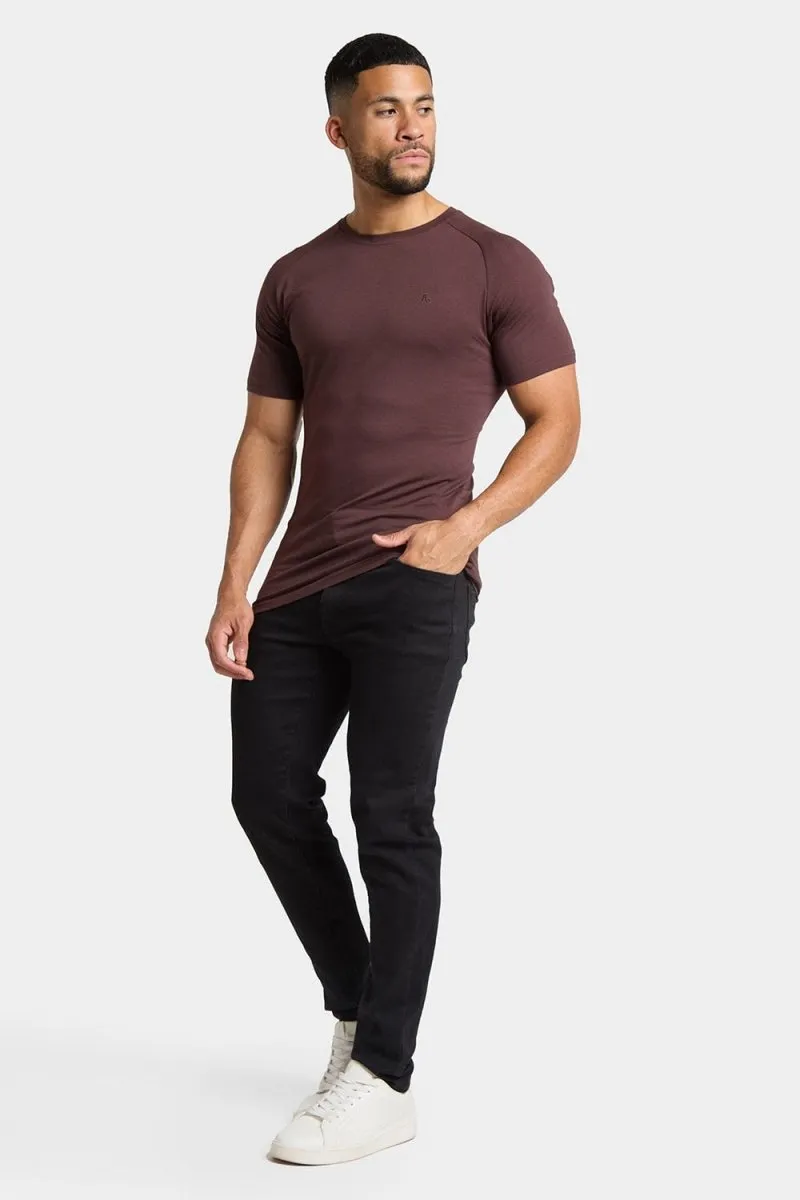Premium Muscle Fit T-Shirt in Coffee
