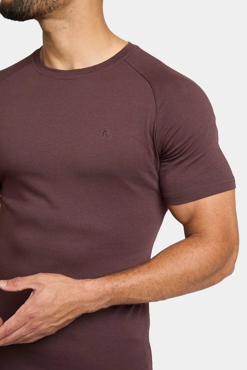 Premium Muscle Fit T-Shirt in Coffee