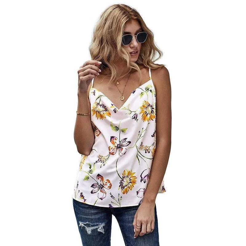 Print Women Waistcoat Loose Cotton Elegant High Quality Female Gilet