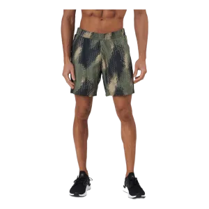 Printed Short 7 Inch P.blue 000/brown