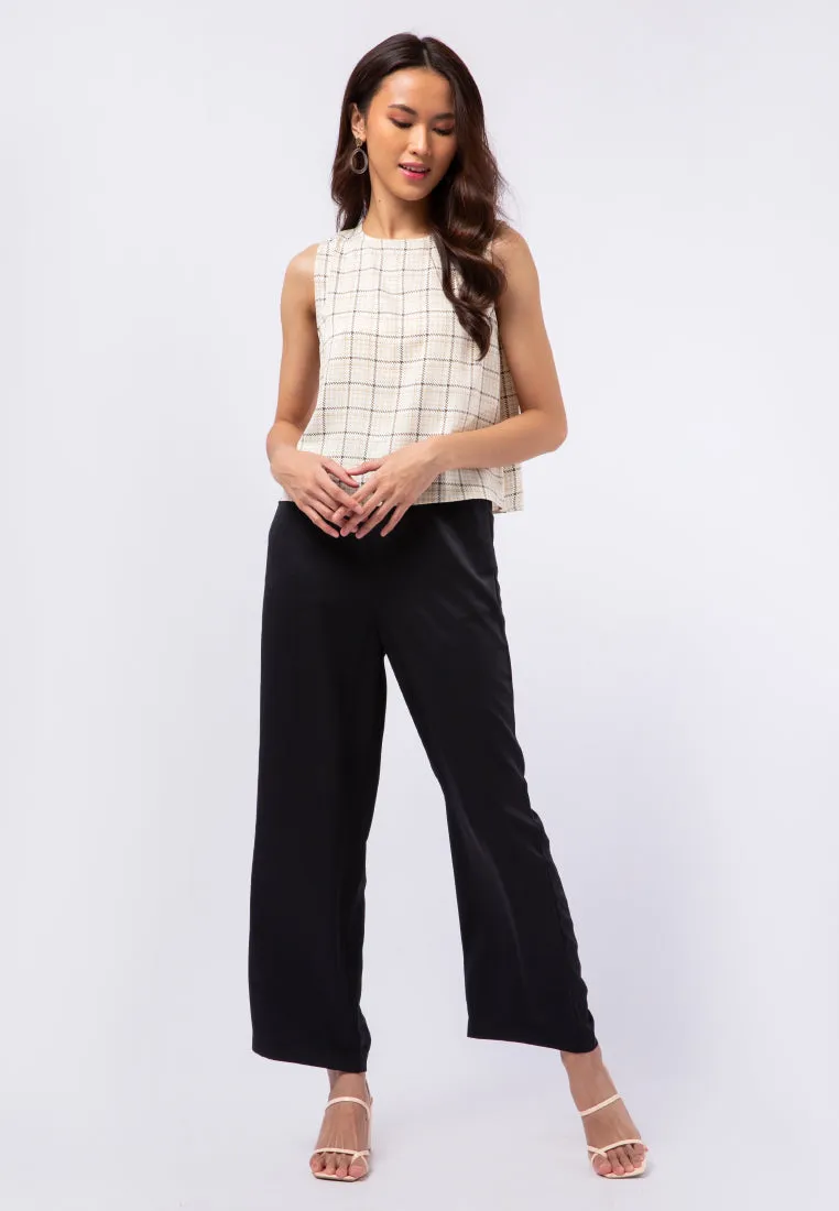 Printed Sleeveless Blouse