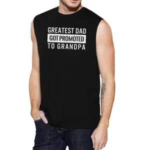 Promoted To Grandpa Muscle Top Baby Announcement