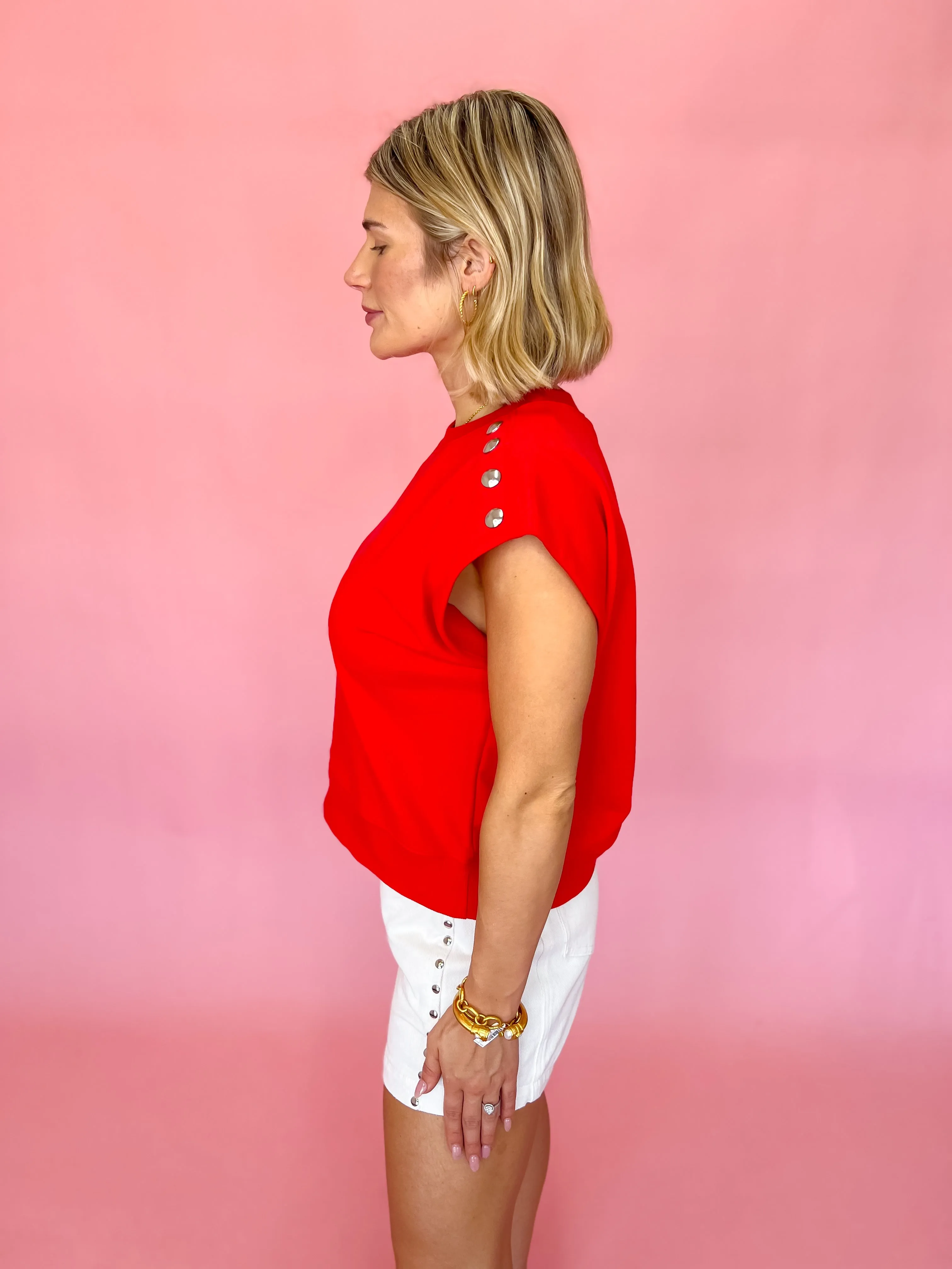 Red Diner Top