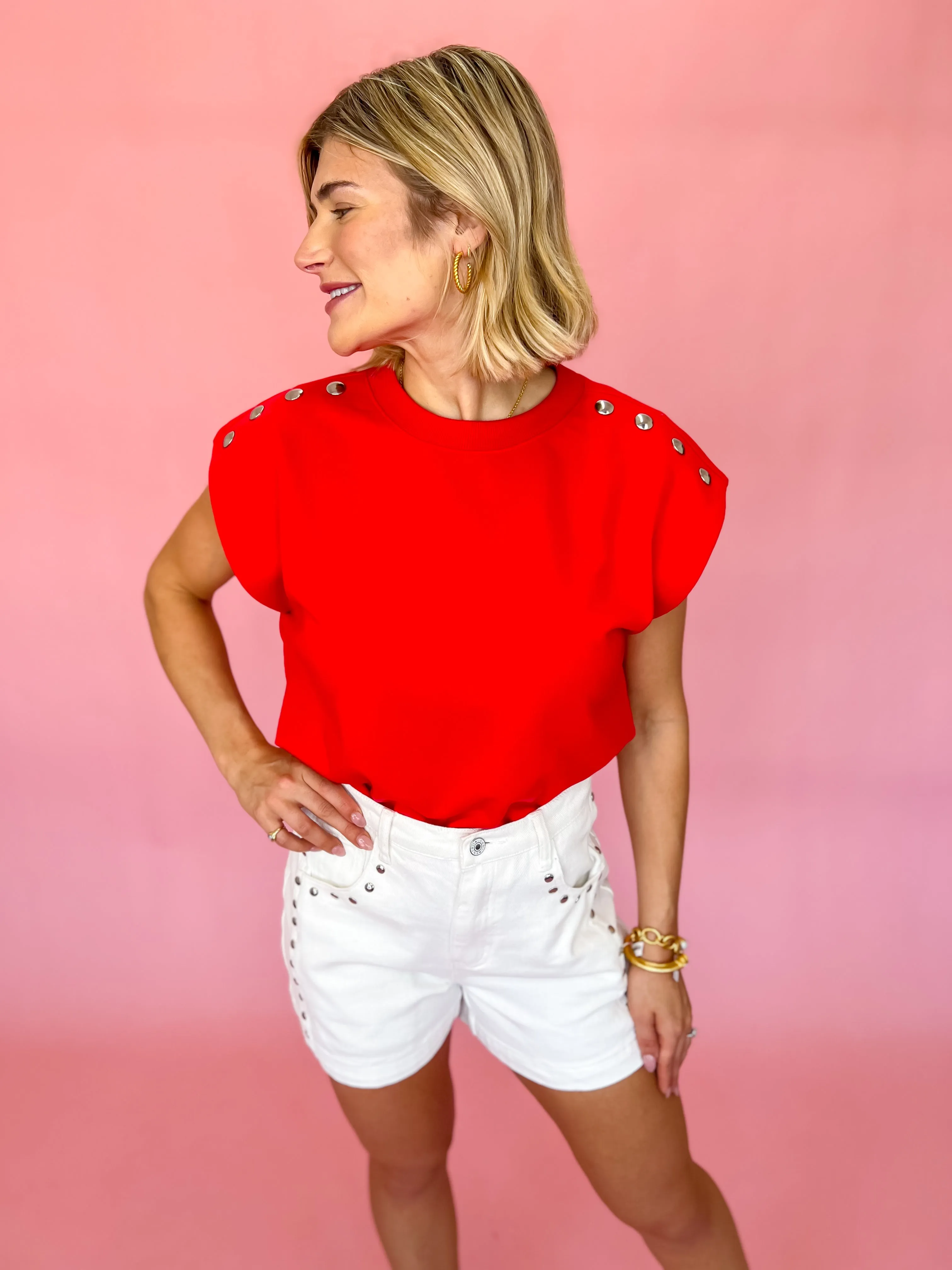 Red Diner Top