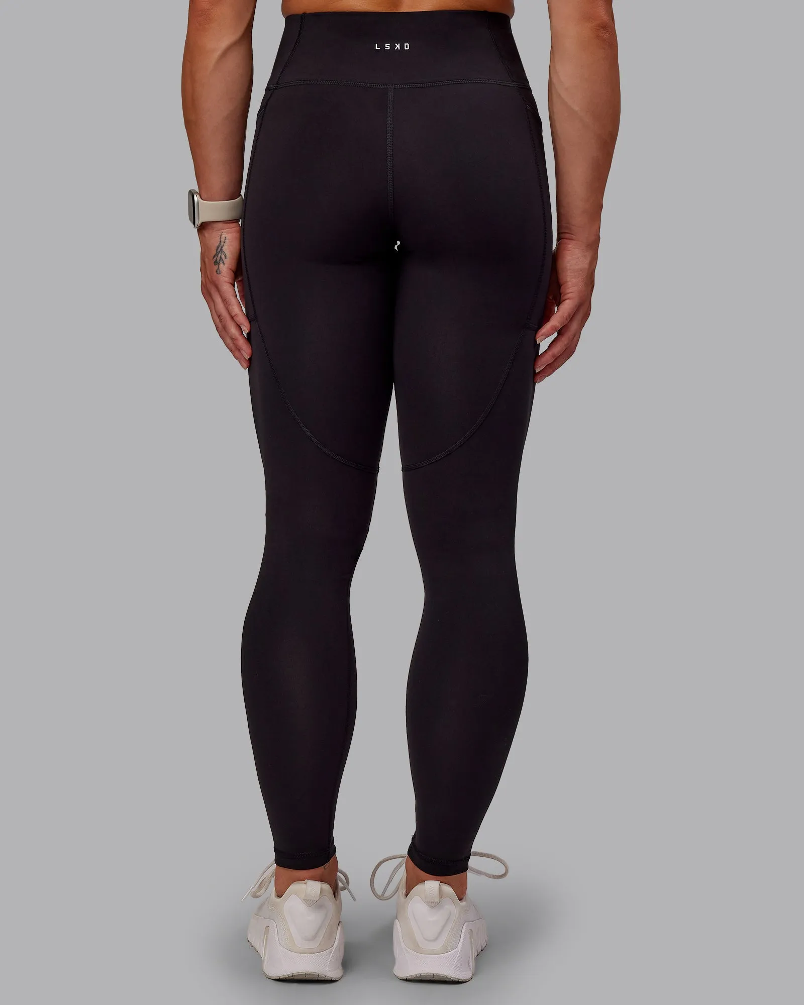 Rep Full Length Tight - Black-Surreal Green