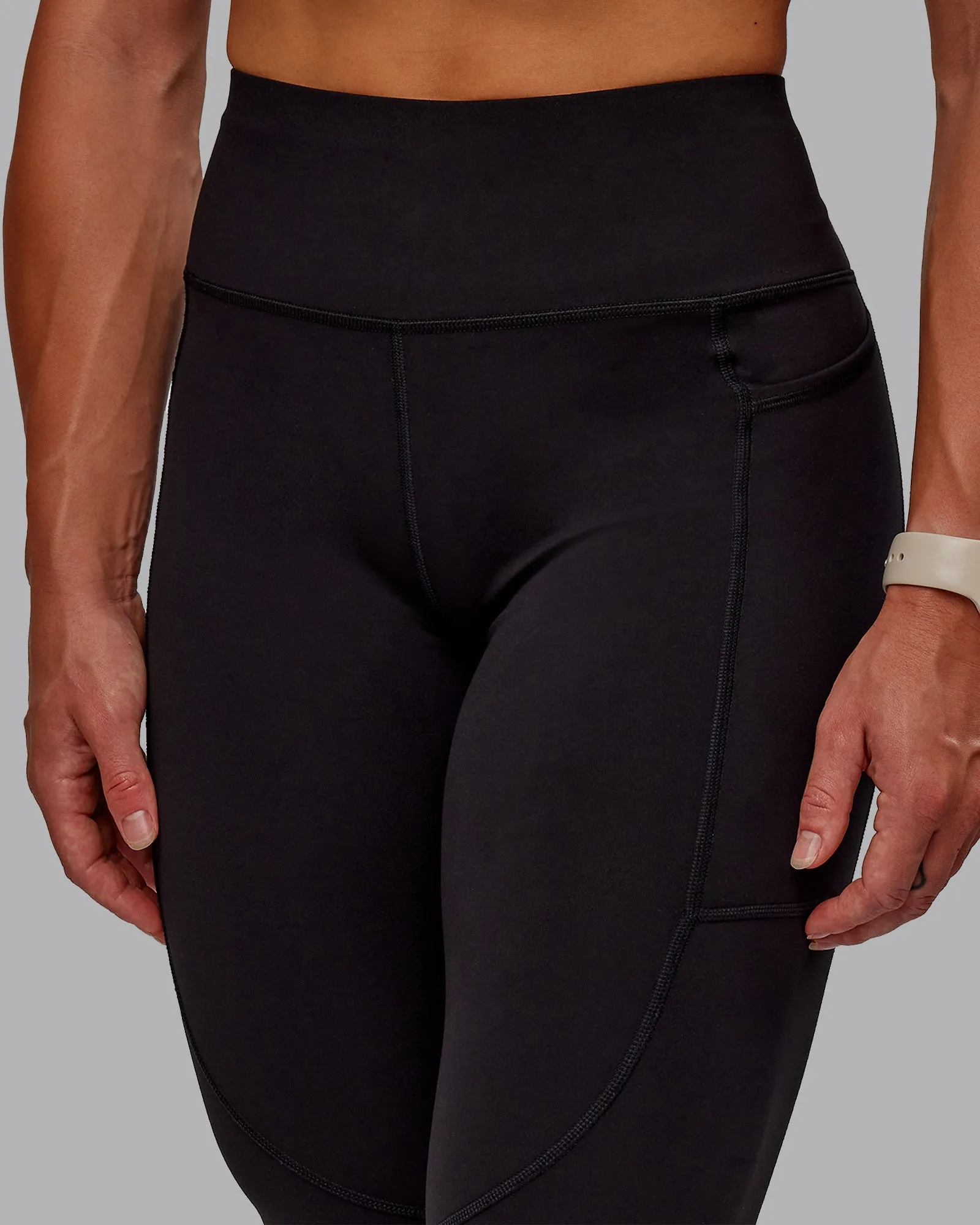 Rep Full Length Tight - Black-Surreal Green