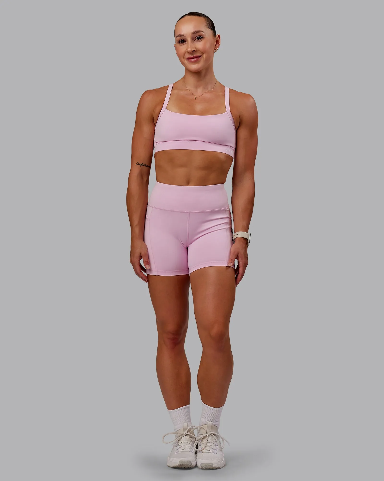 Rep X-Short Tight - Marshmallow-Cherry Lacquer