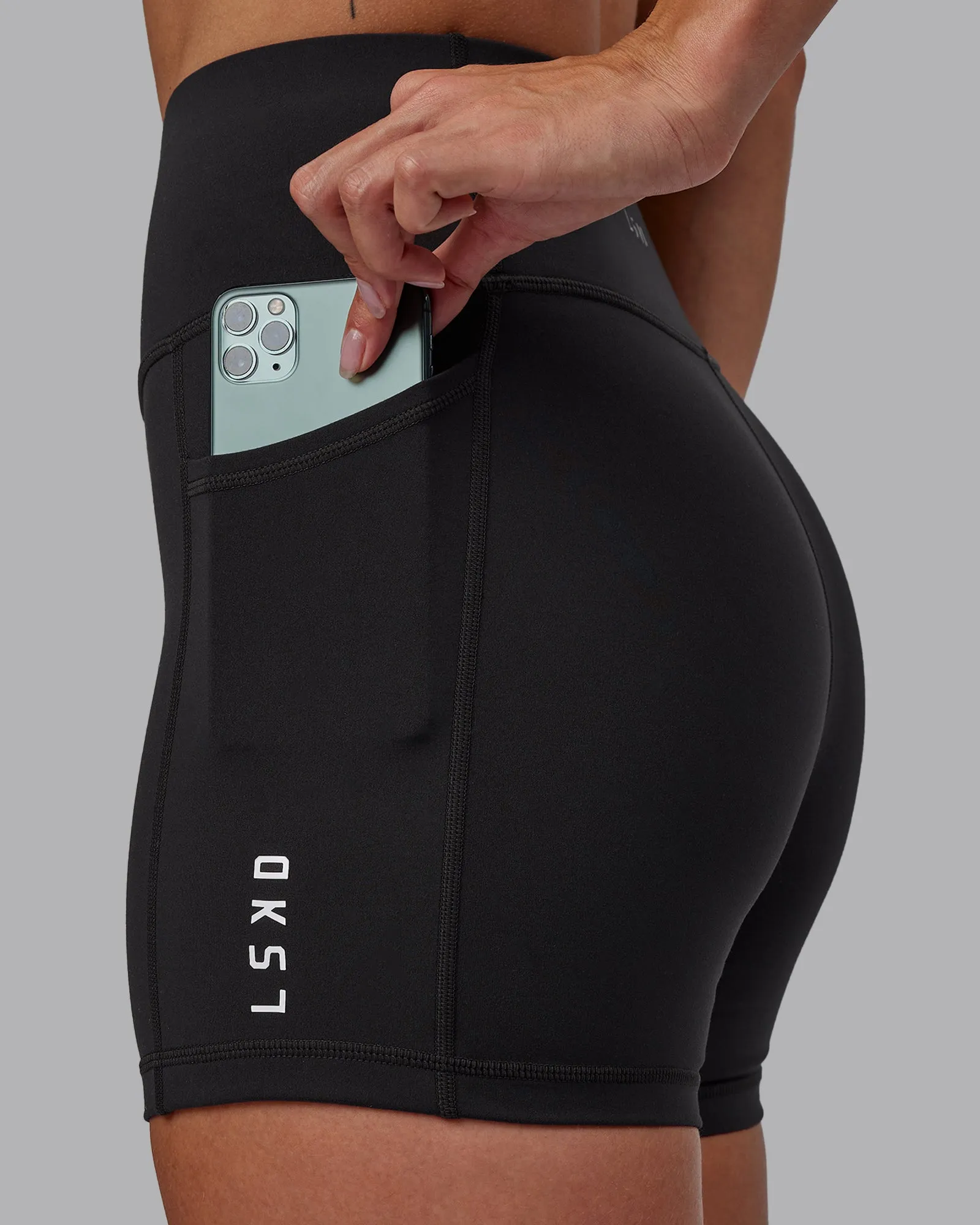 Rep X-Short Tight - Pirate Black-White