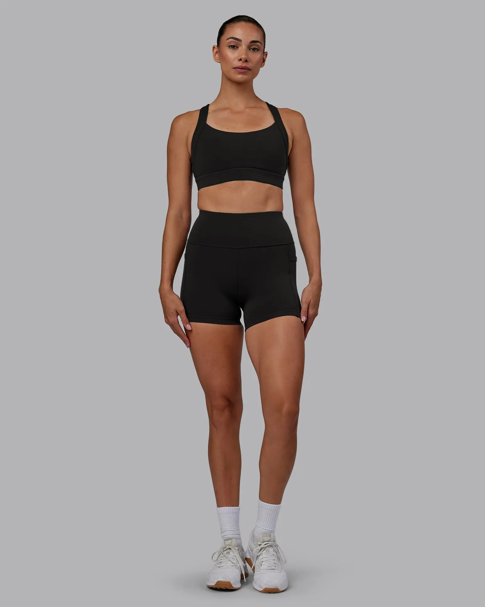 Rep X-Short Tight - Pirate Black-White