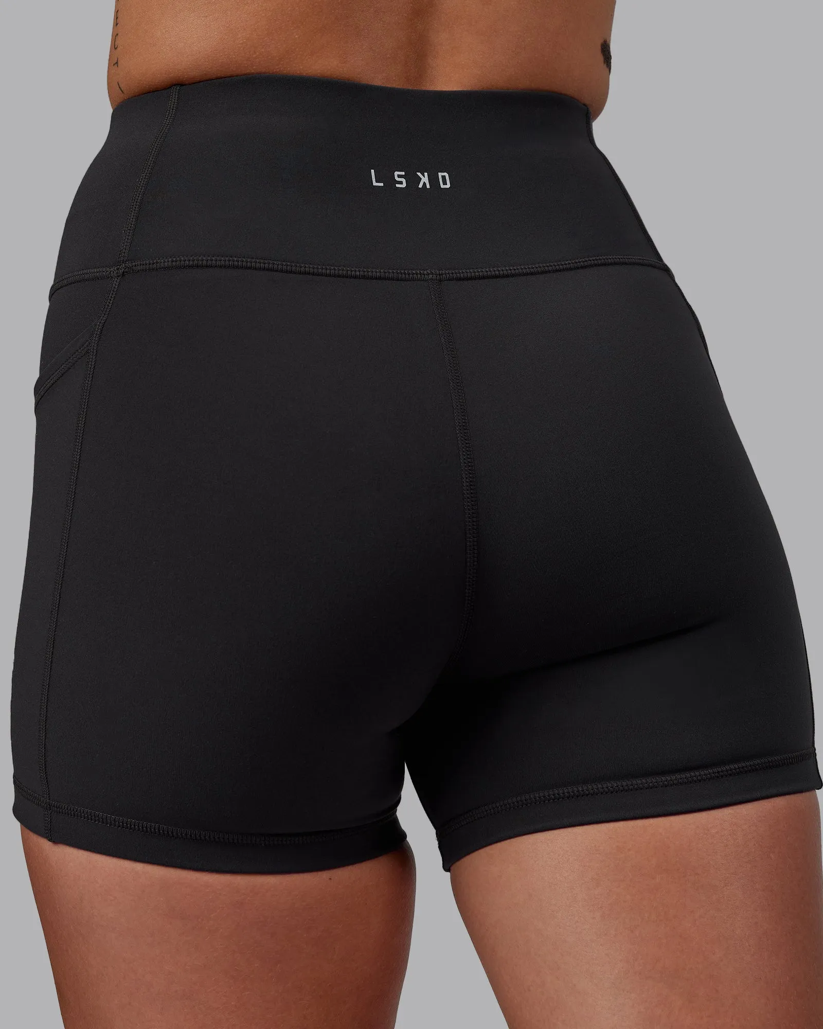 Rep X-Short Tight - Pirate Black-White