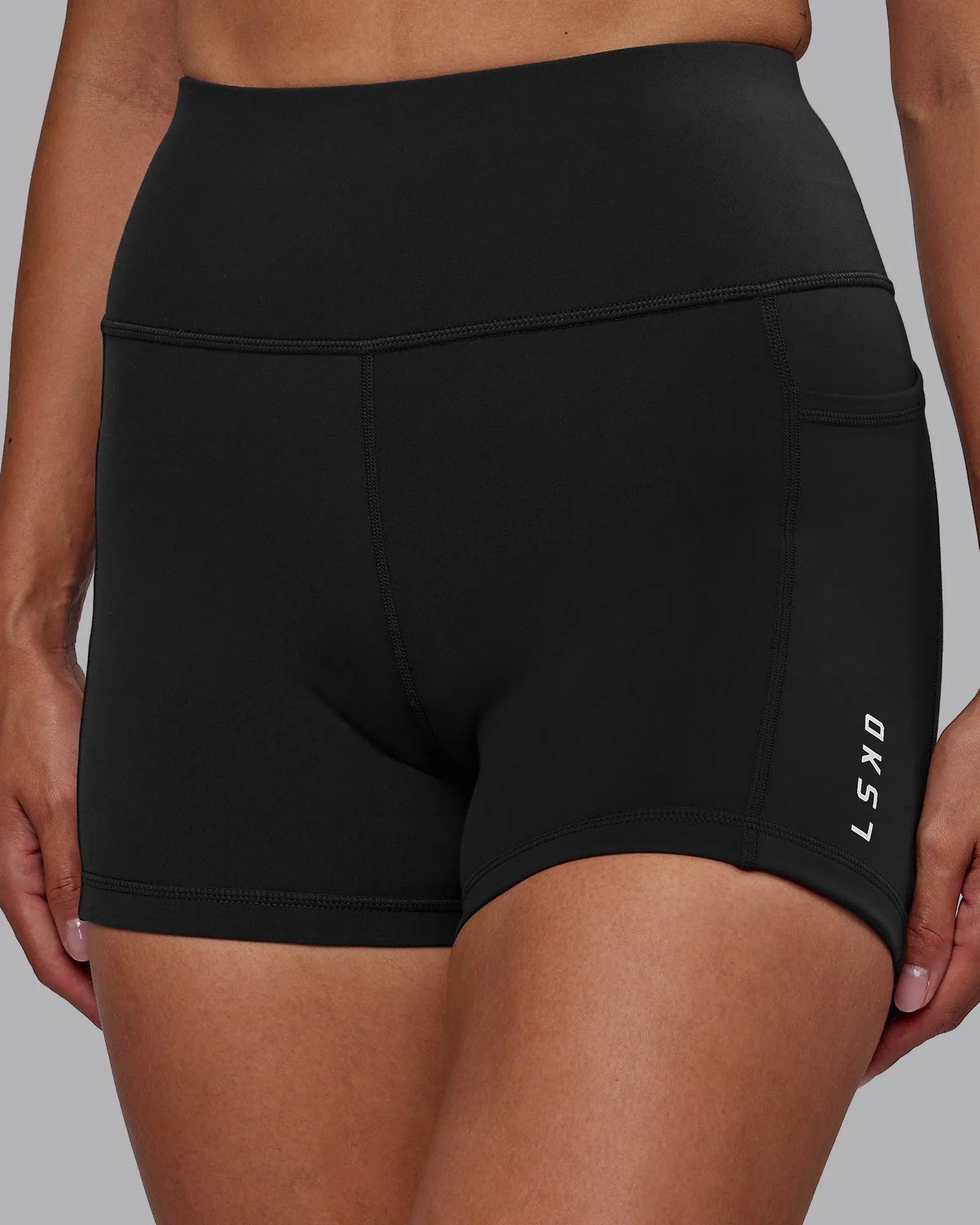 Rep X-Short Tight - Pirate Black-White