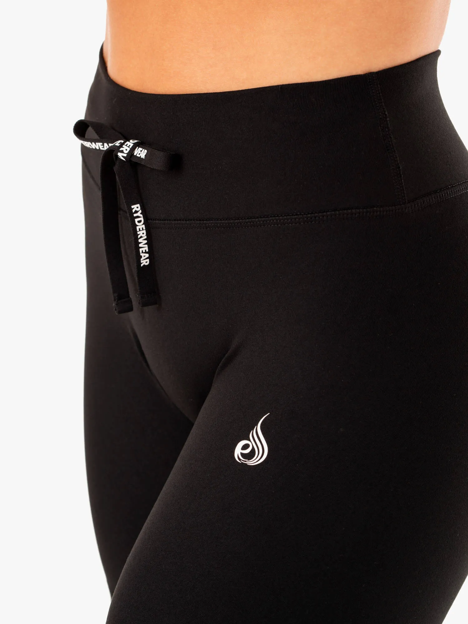 Replay High Waisted Leggings - Black