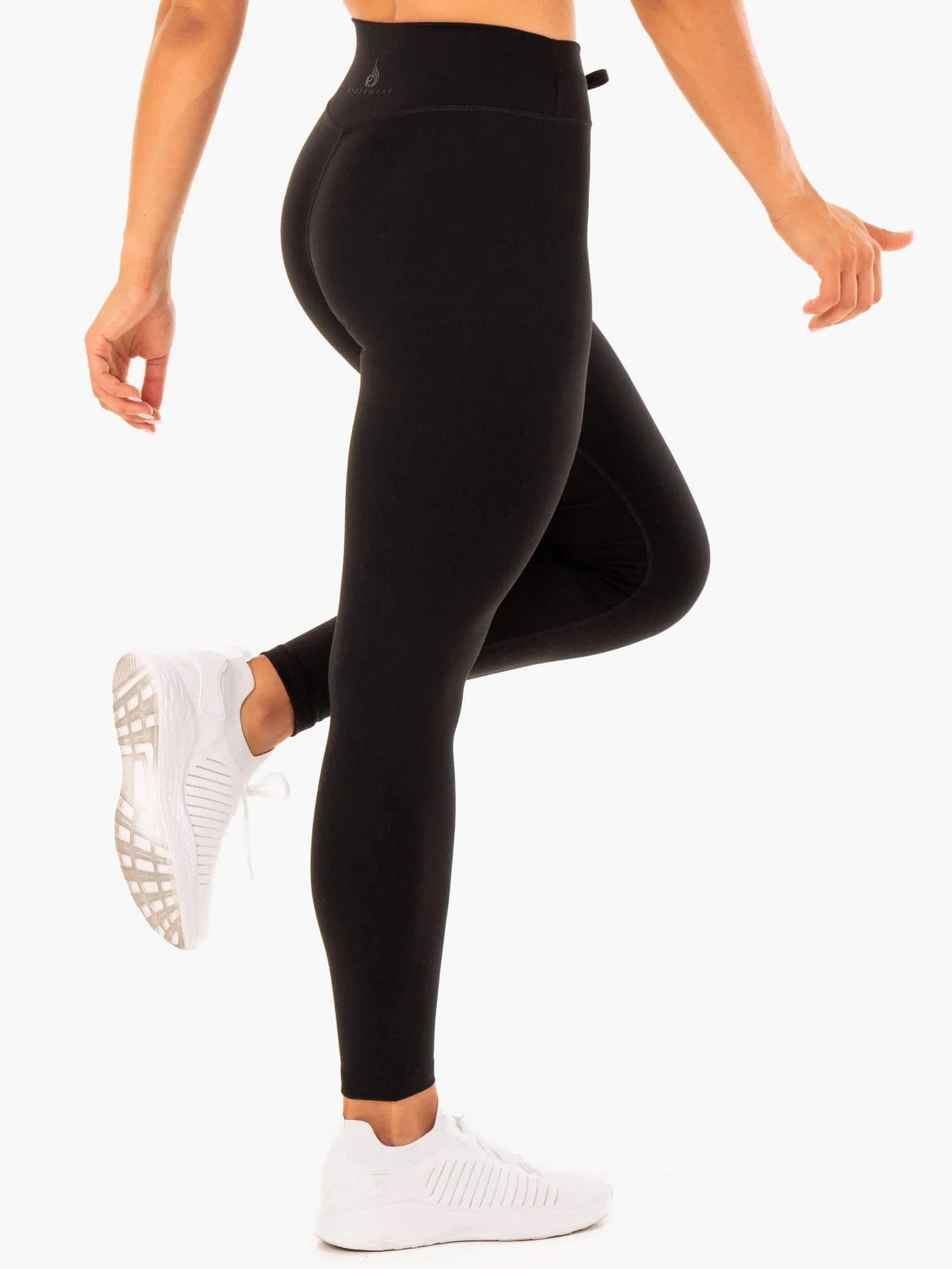 Replay High Waisted Leggings - Black