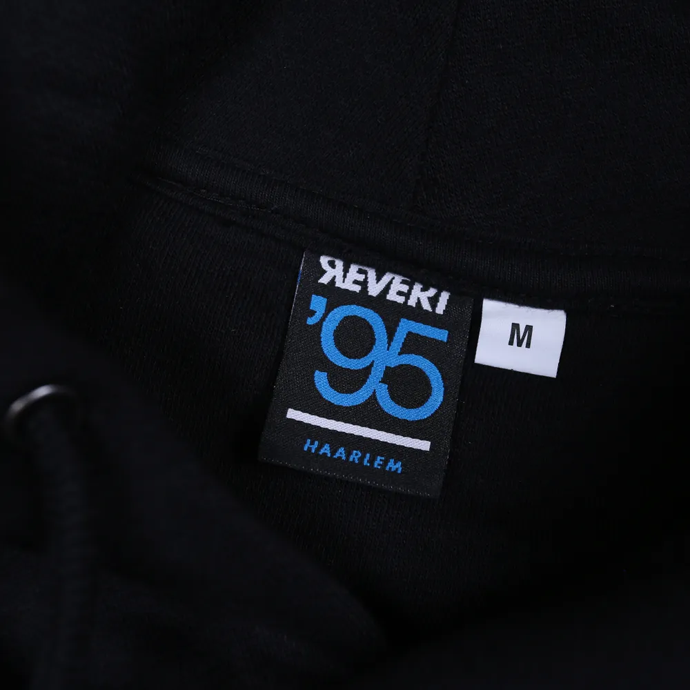 Revert 95 Checkerboard Box Logo Hoodie Black