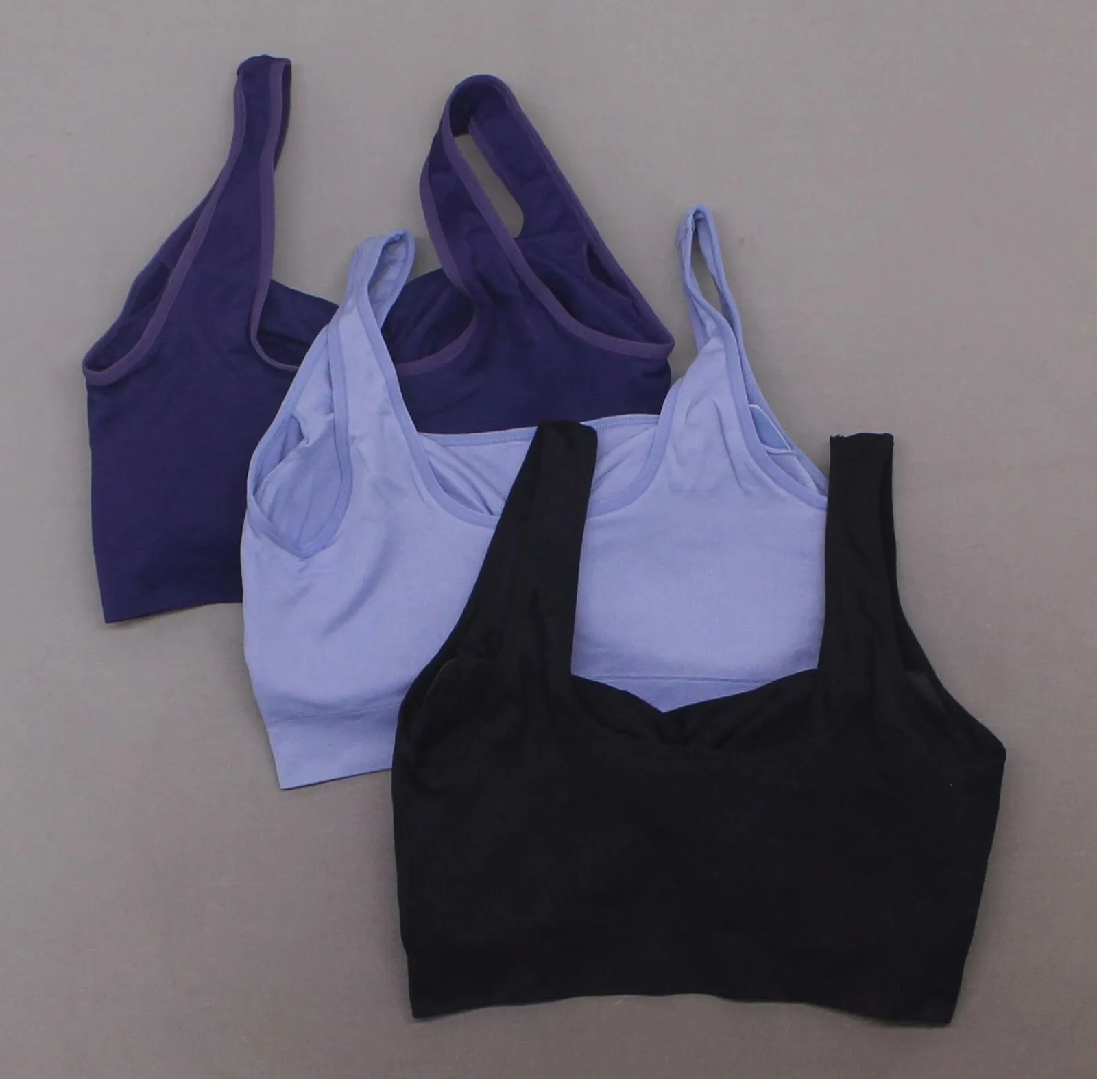 Rhonda Shear 3 Pack Square Neck Ahh Bras