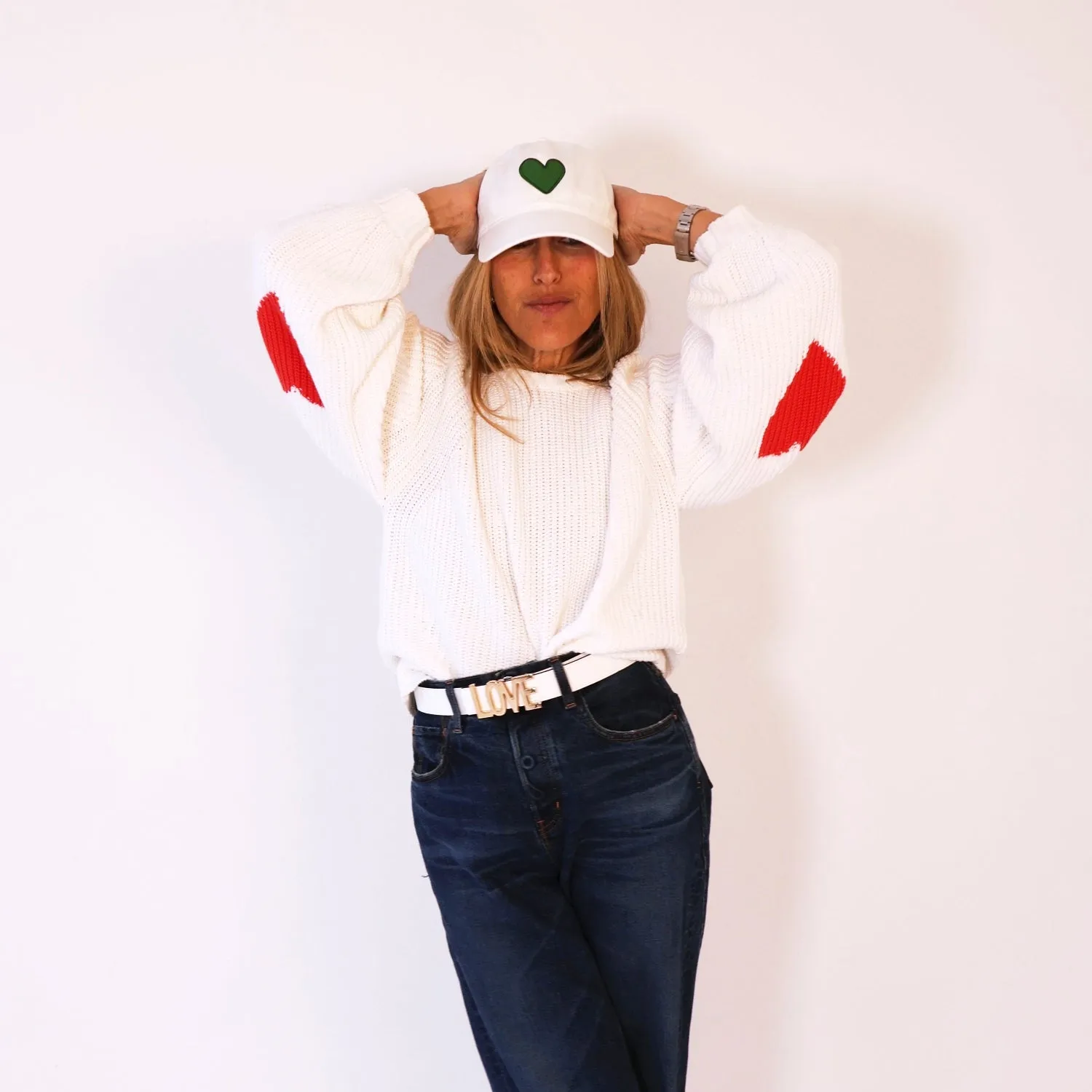 Ricki Imperfect Heart Sweater