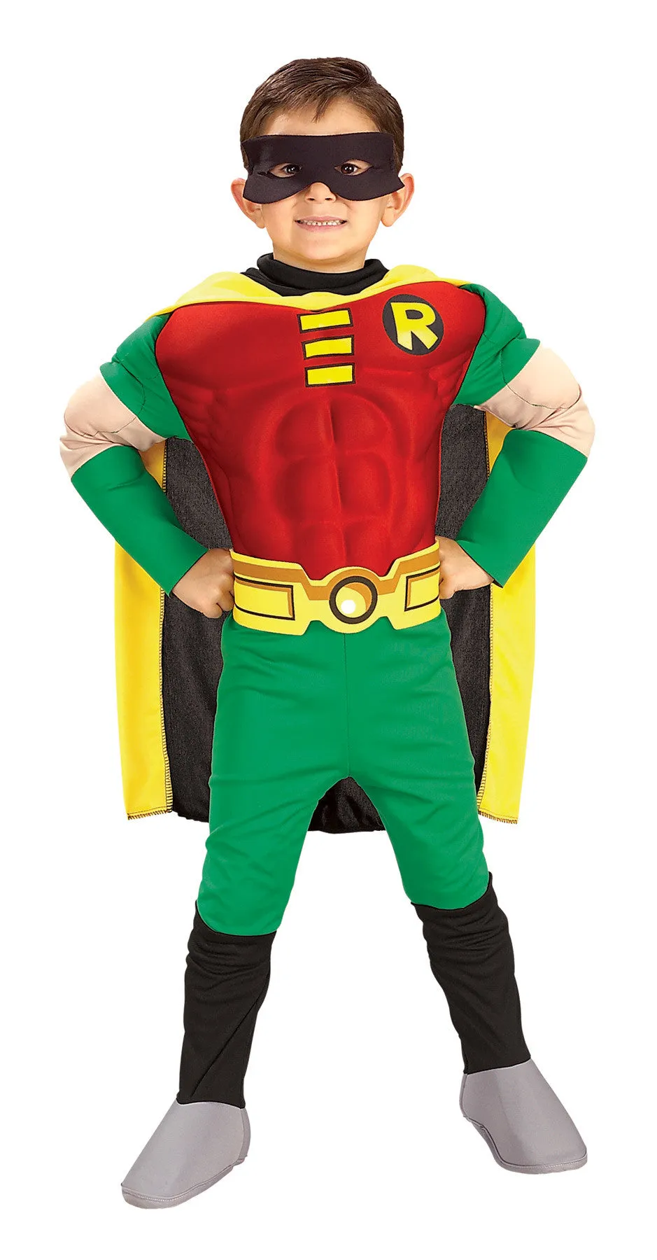 Robin Deluxe Muscle Chest Jumpsuit Child Boy's Costume