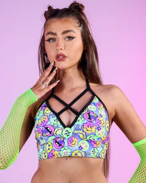 Rolita Couture X RW Live, Laugh, Trip Bralette