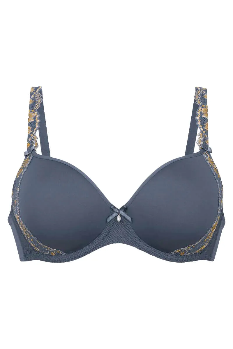 Rosa Faia Colette Underwire Bra with Spacer Cups 5251- Sky Grey