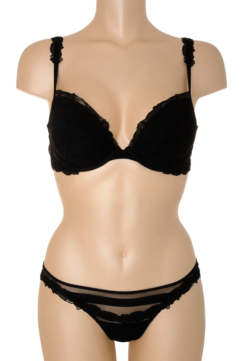 ROSES Black Tulle Bra