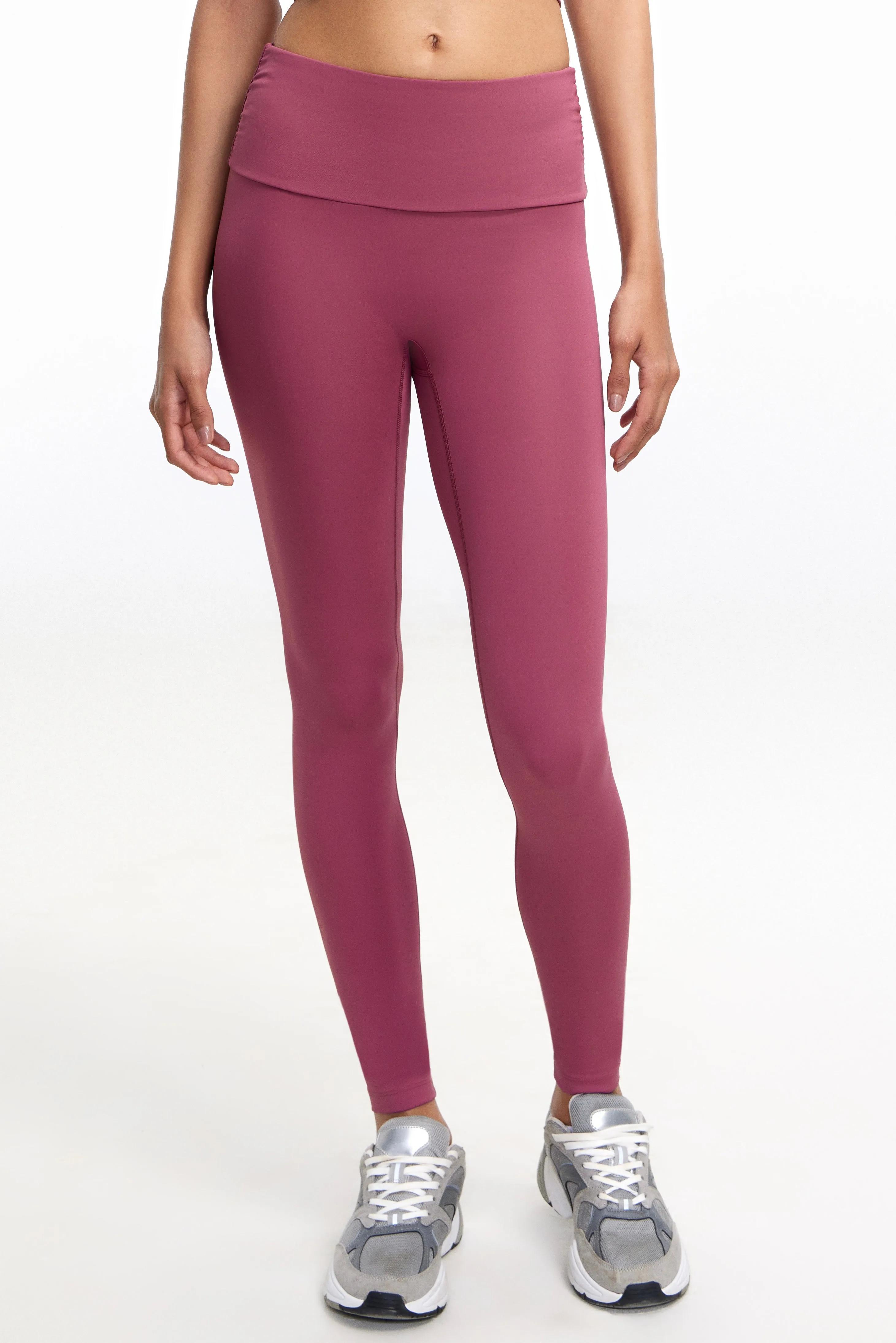 Ruched Waist Legging in Blush
