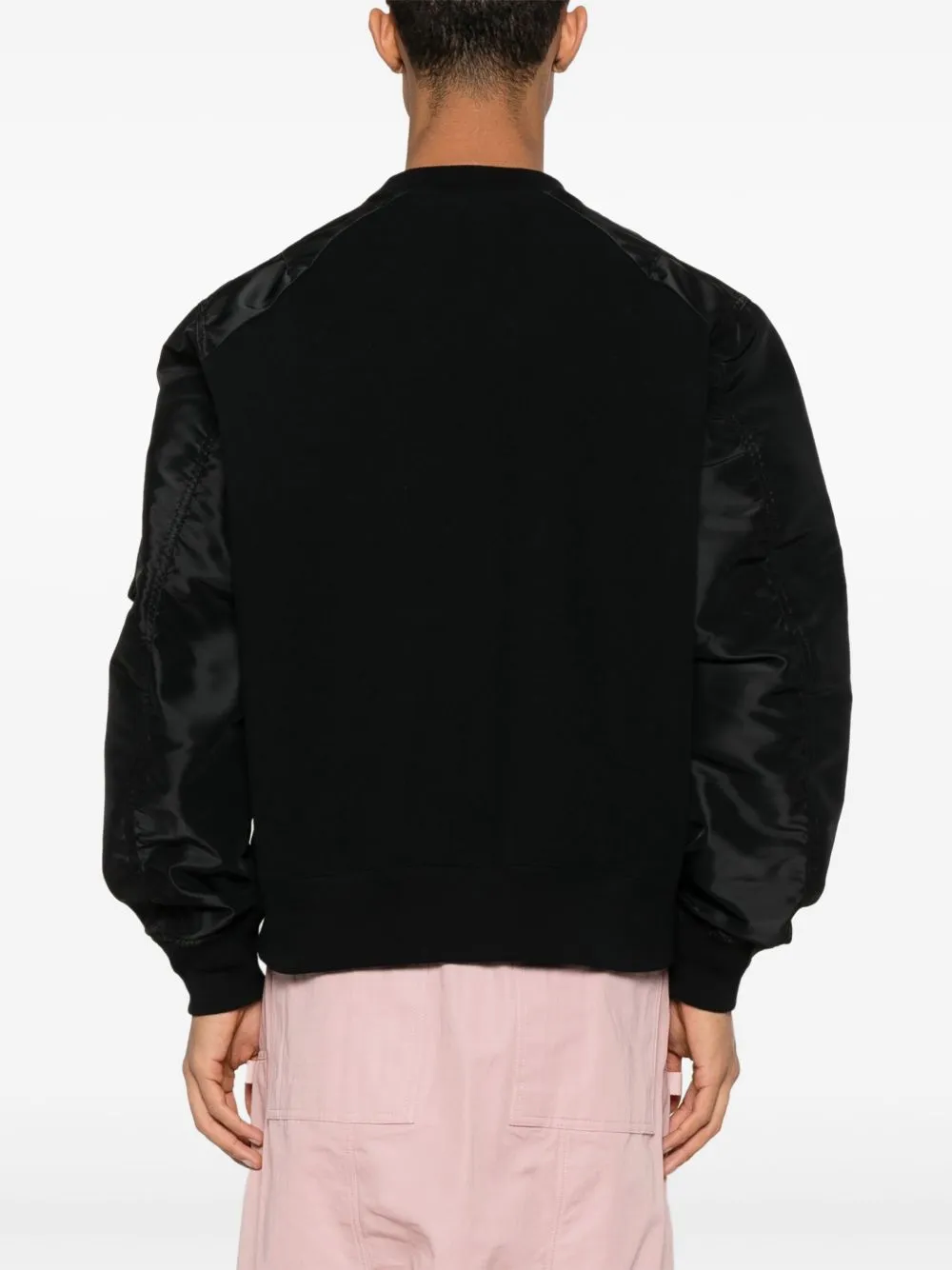 SACAI NYLON OCH BOMULLTYGSHIRT