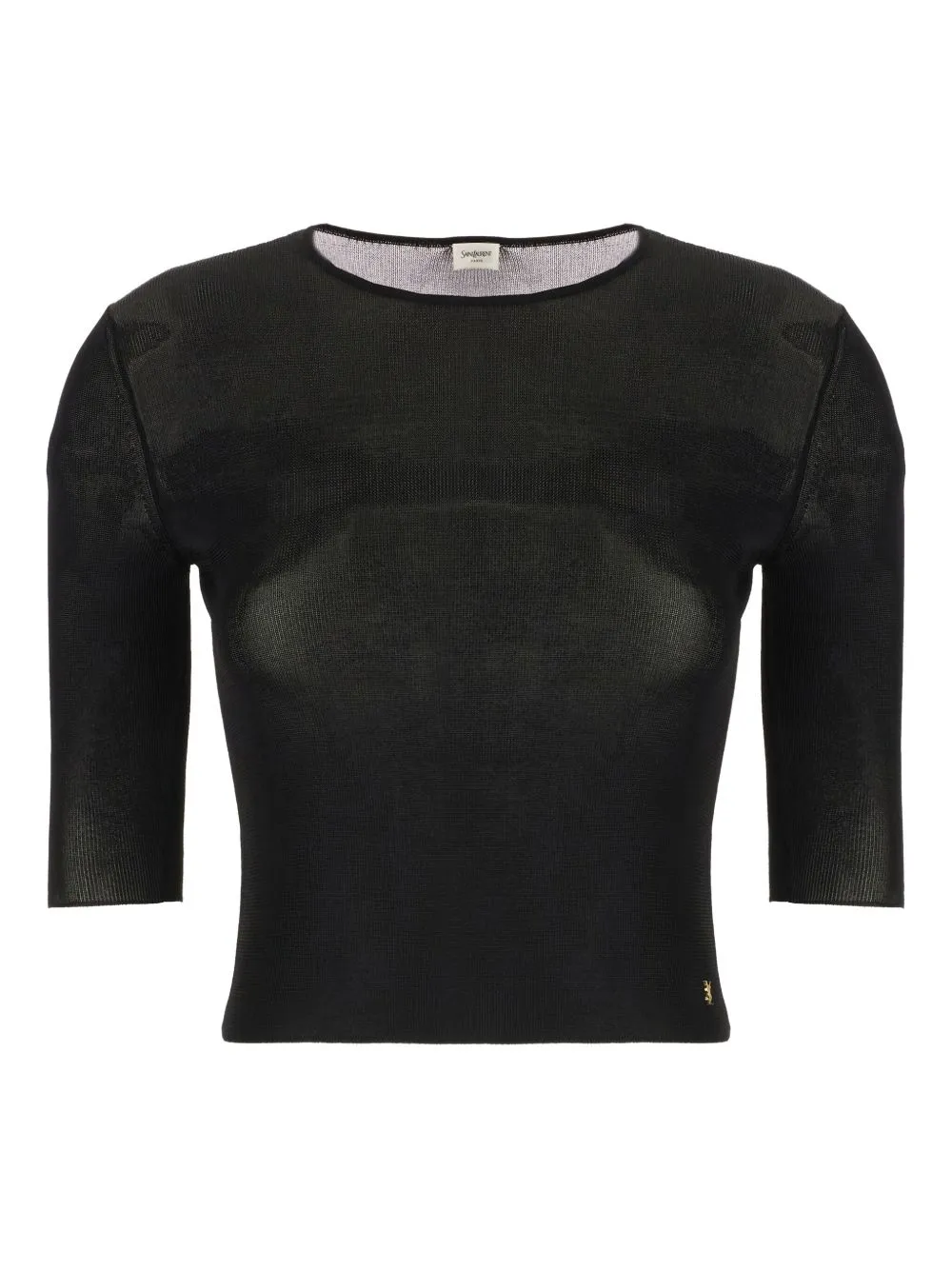 Saint Laurent Cassandre stickad topp