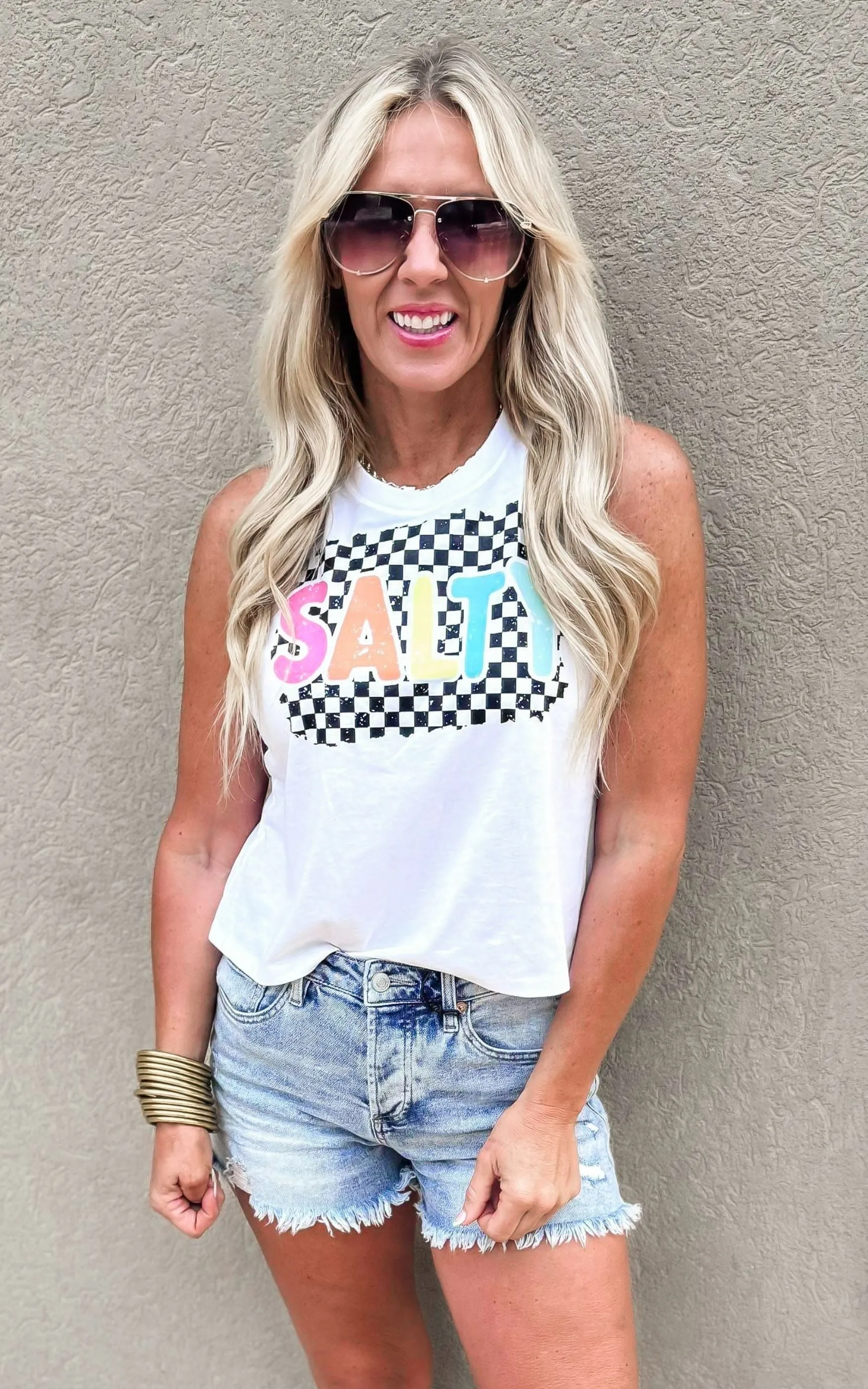 Salty Crop Muscle Tank