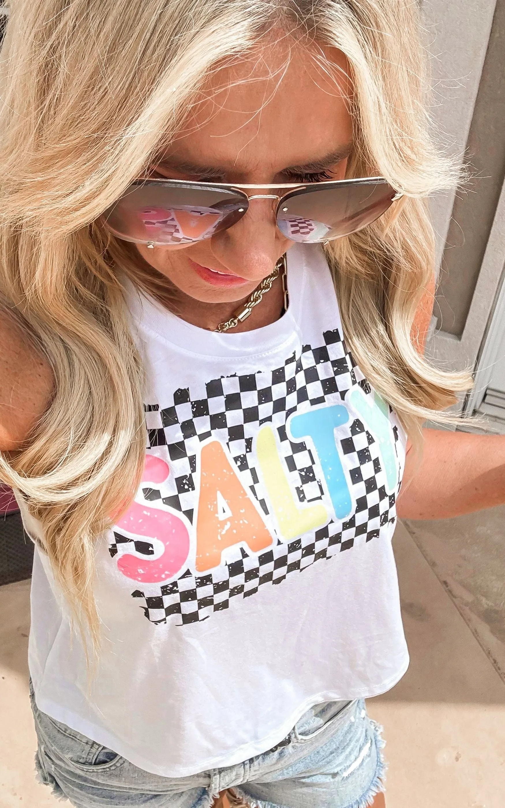 Salty Crop Muscle Tank