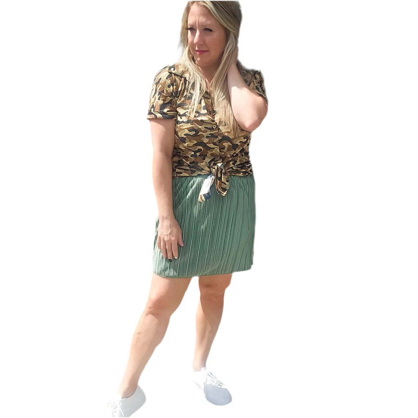Samantha - Solid Loden Frost Green