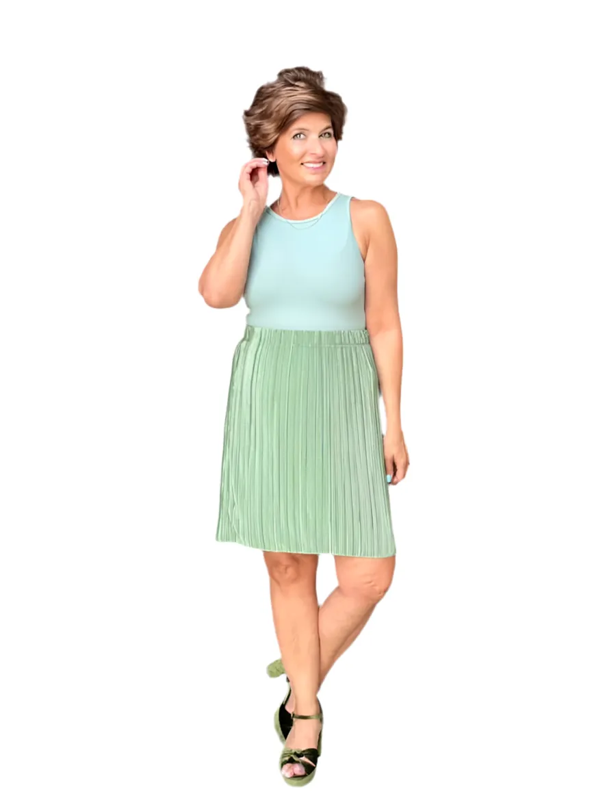 Samantha - Solid Loden Frost Green