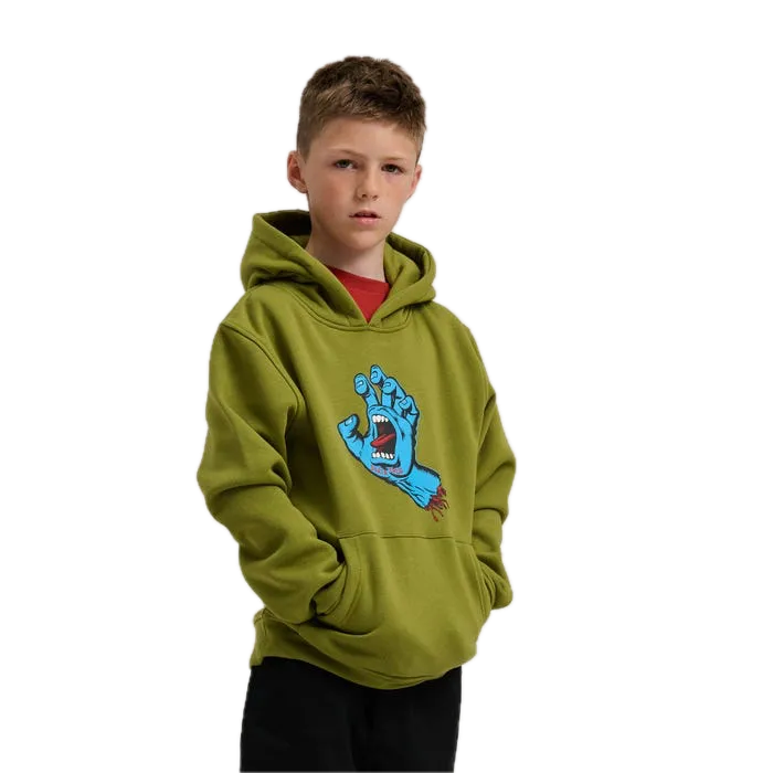 Santa Cruz Youth Screaming Hand Hood Iguana