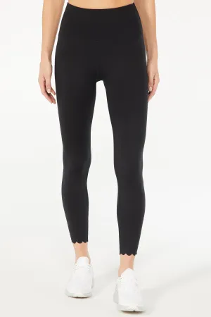 Scallop Legging (Black)