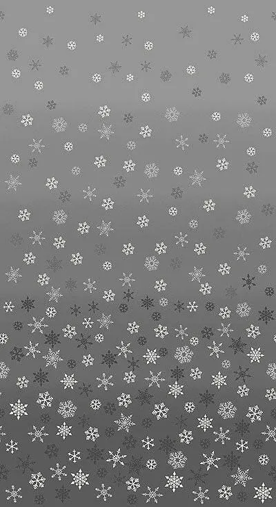 Scandi 2021 - Ombre Snowflake - Grey