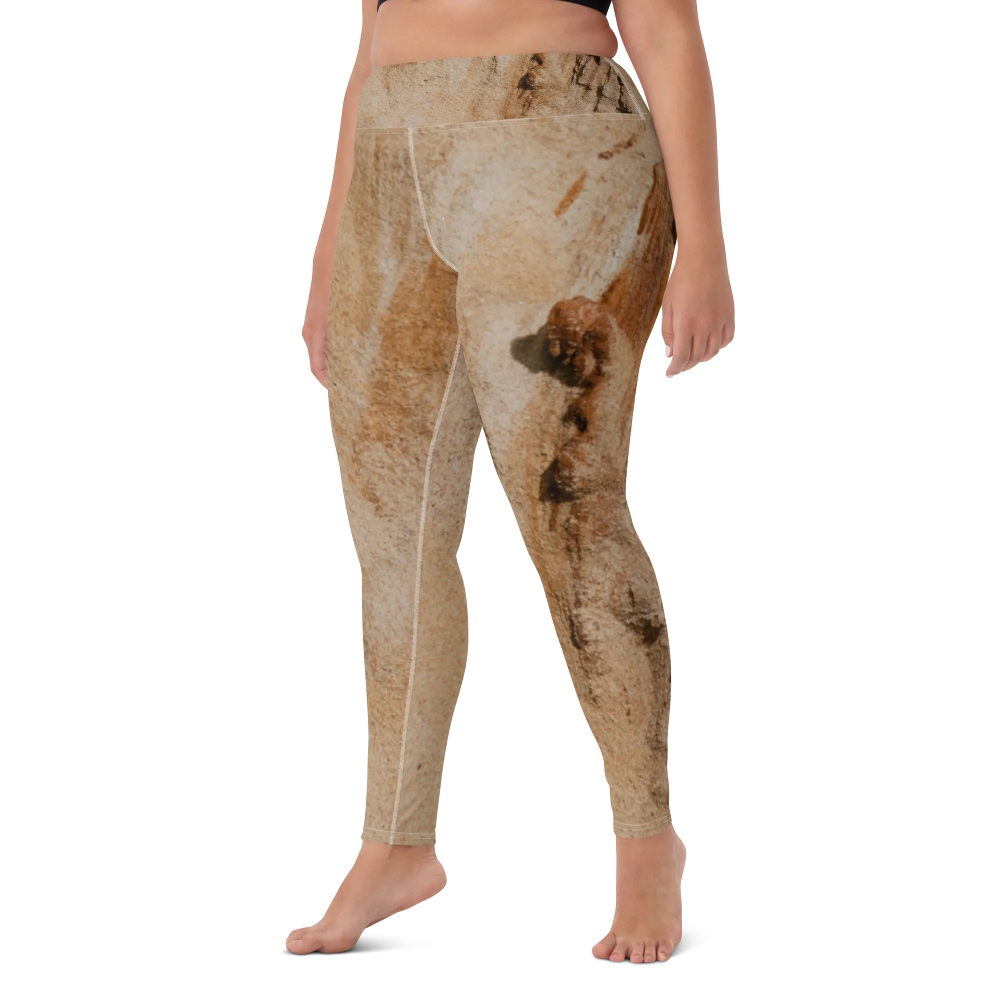 Scarlett - Tan High Waisted Leggings