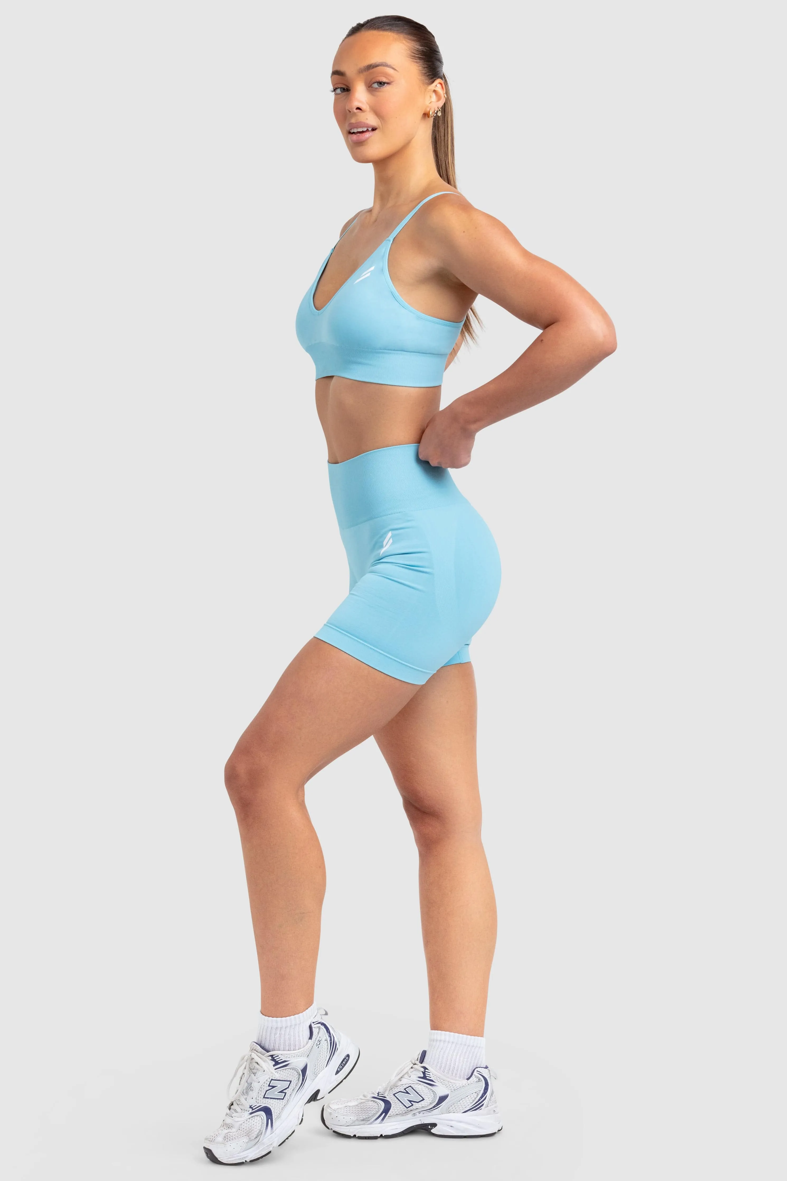 Scrunch 2 Seamless Crop - Baby Blue