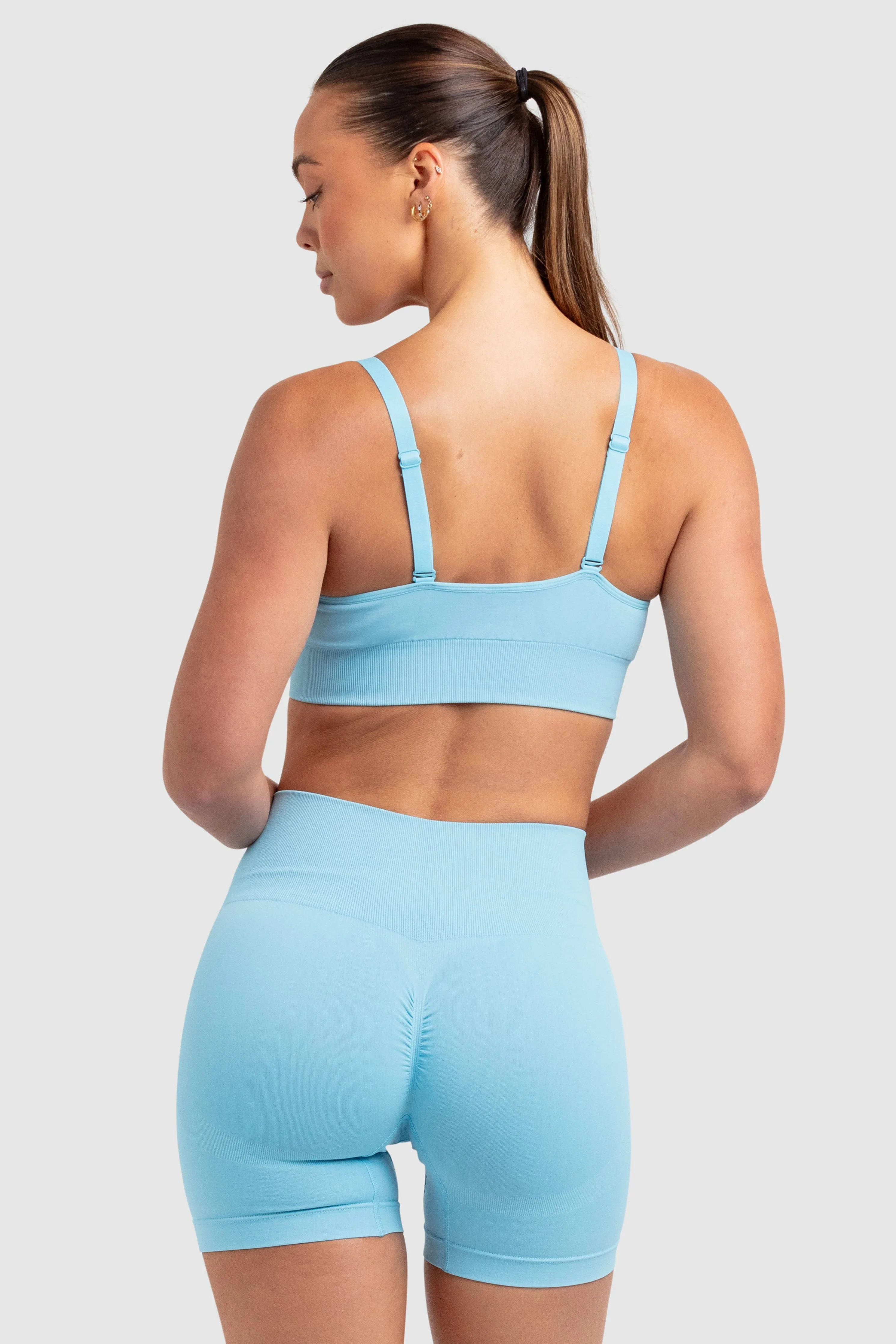 Scrunch 2 Seamless Crop - Baby Blue