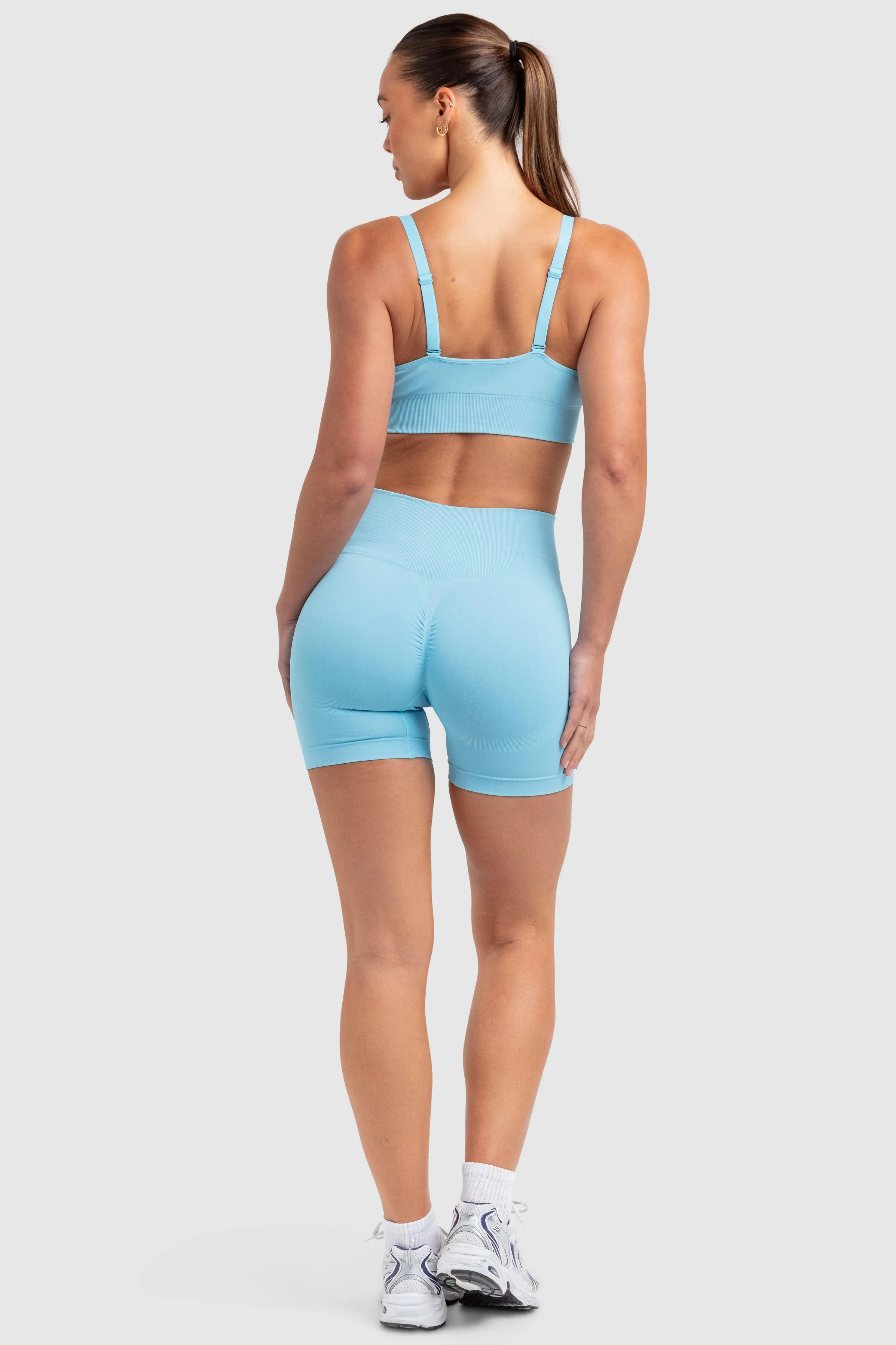 Scrunch 2 Seamless Crop - Baby Blue
