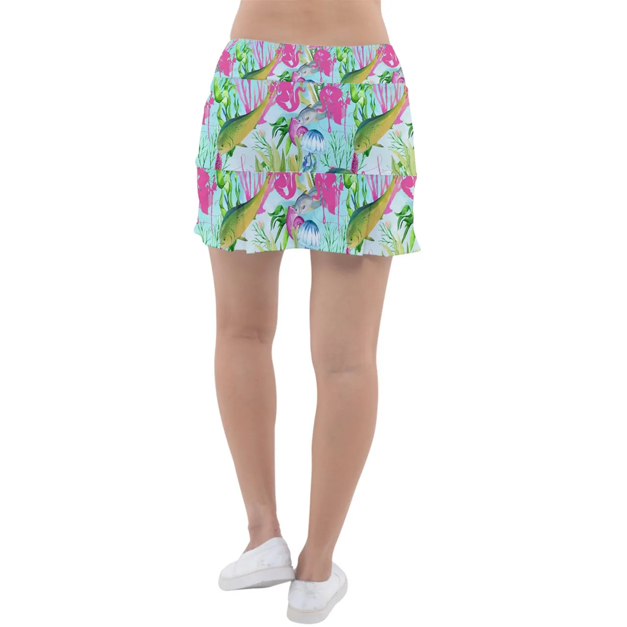 Sea Beauty wht Fishing Skort