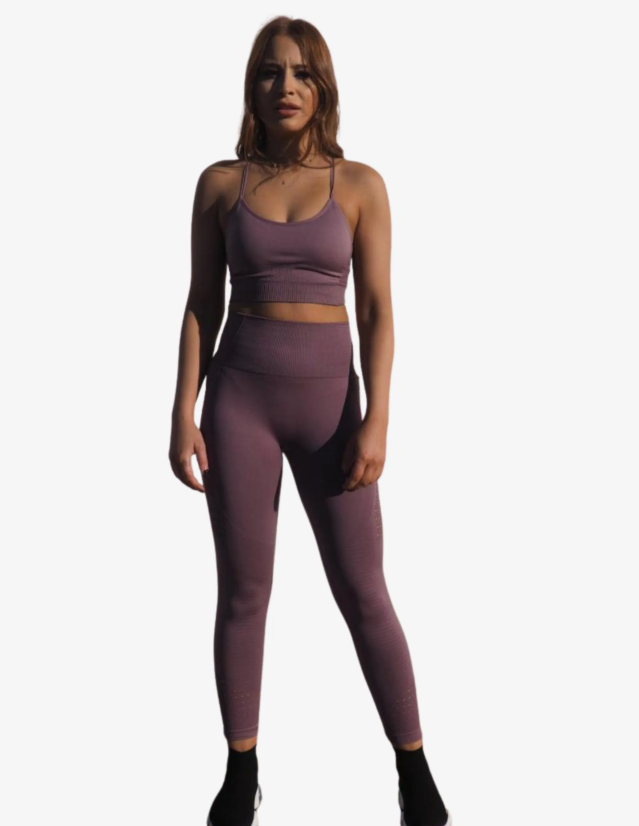 SEAMLESS GEO BLUSH LEGGINGS
