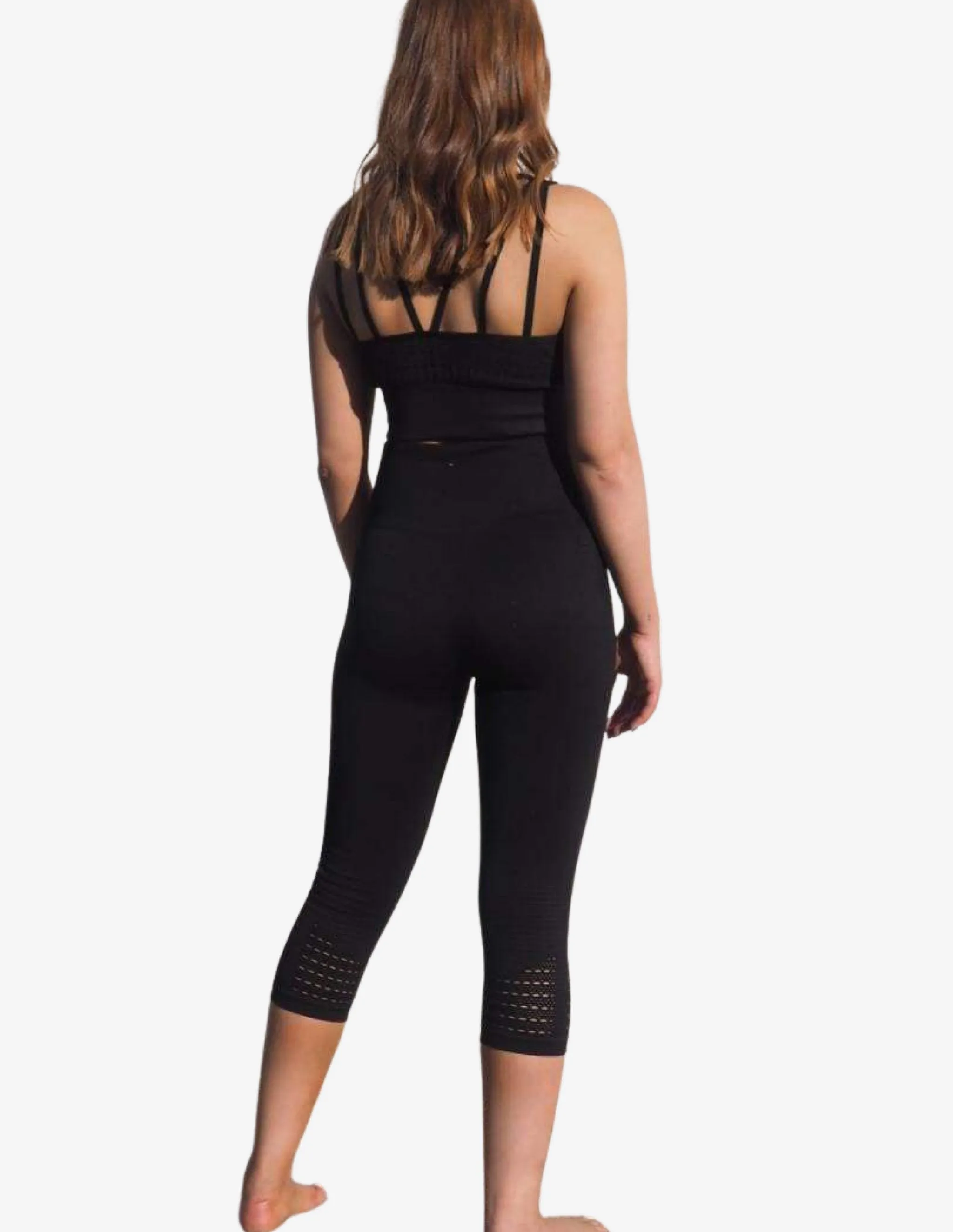 SEAMLESS MONO BLACK LEGGINGS