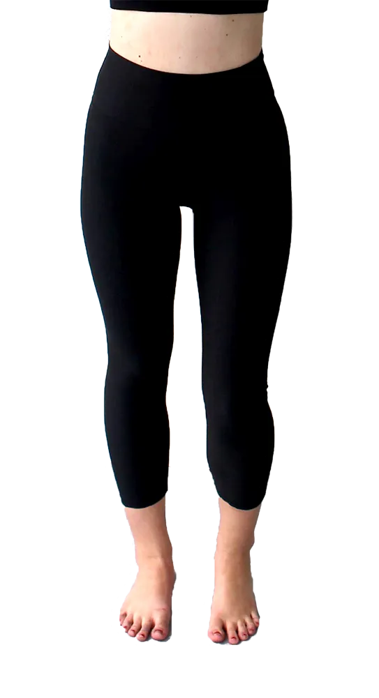 Second Soul Capri- Smooth Black