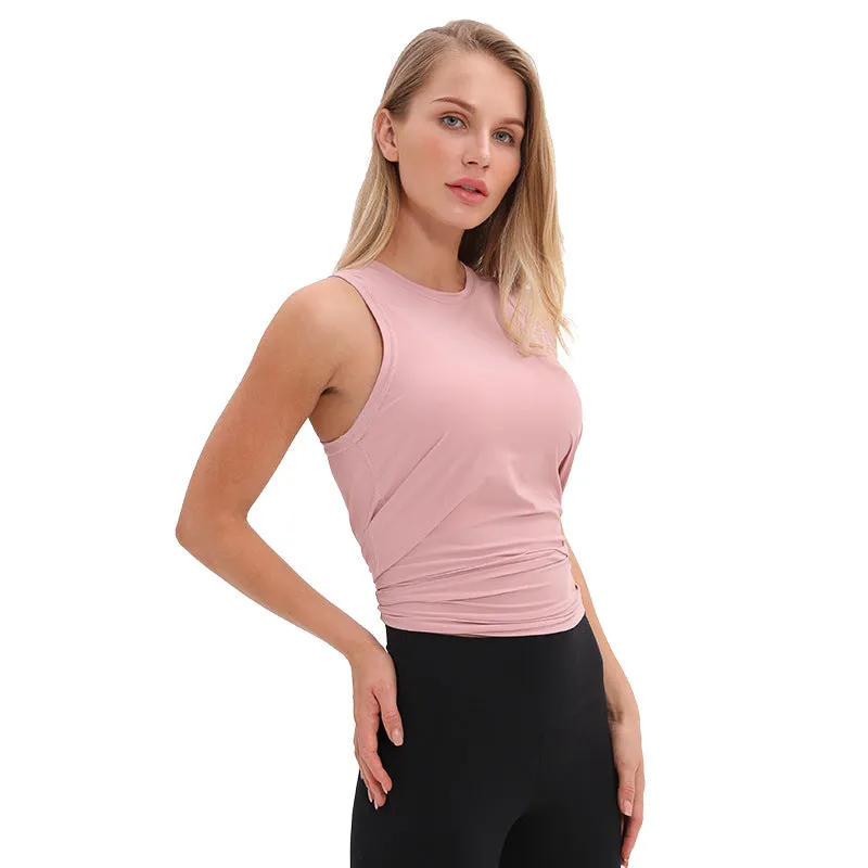 Sexy Back Gym  Crop Tank Top Dry Fast Workout Women TOP