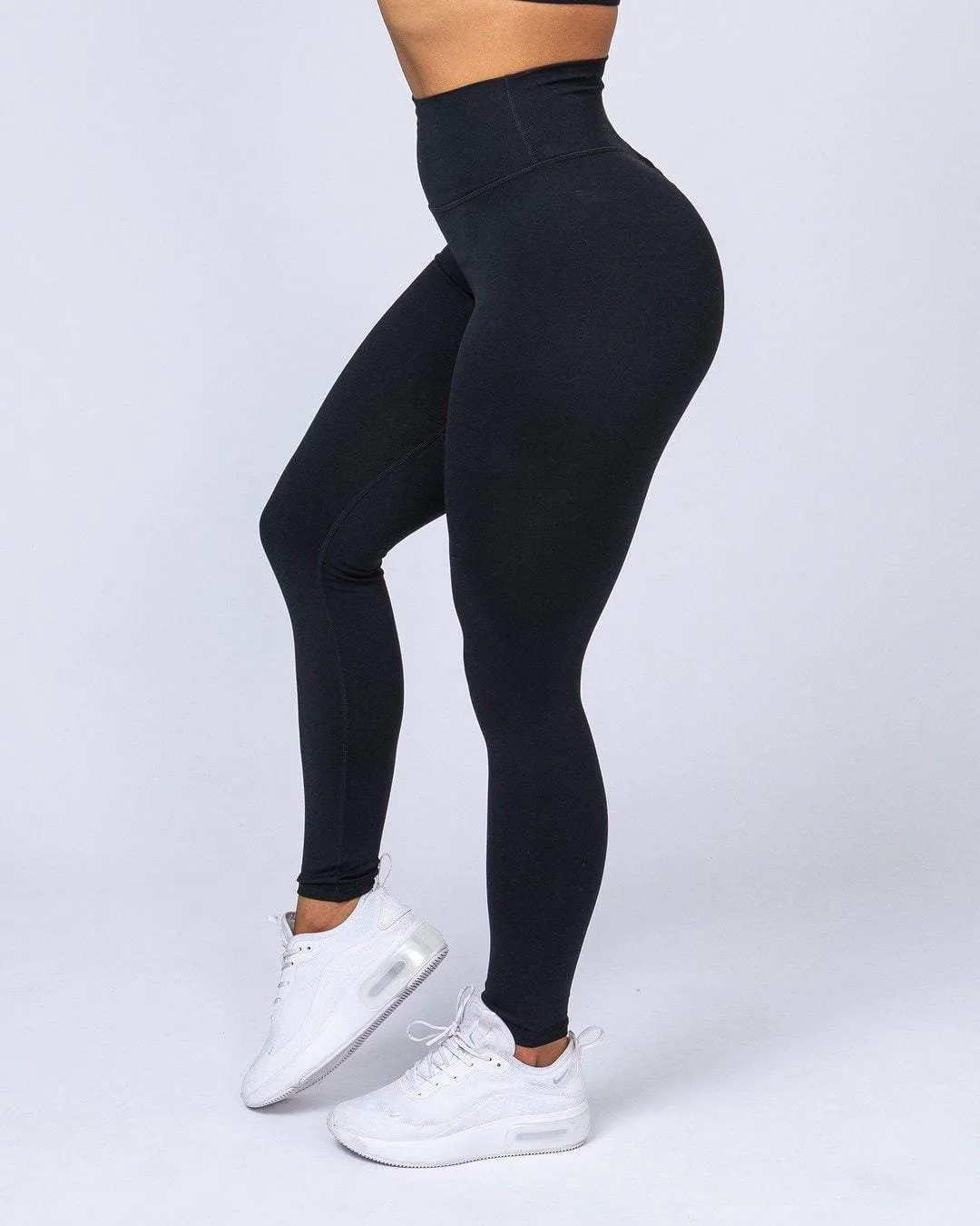 Signature Full Length Scrunch Leggings - Black