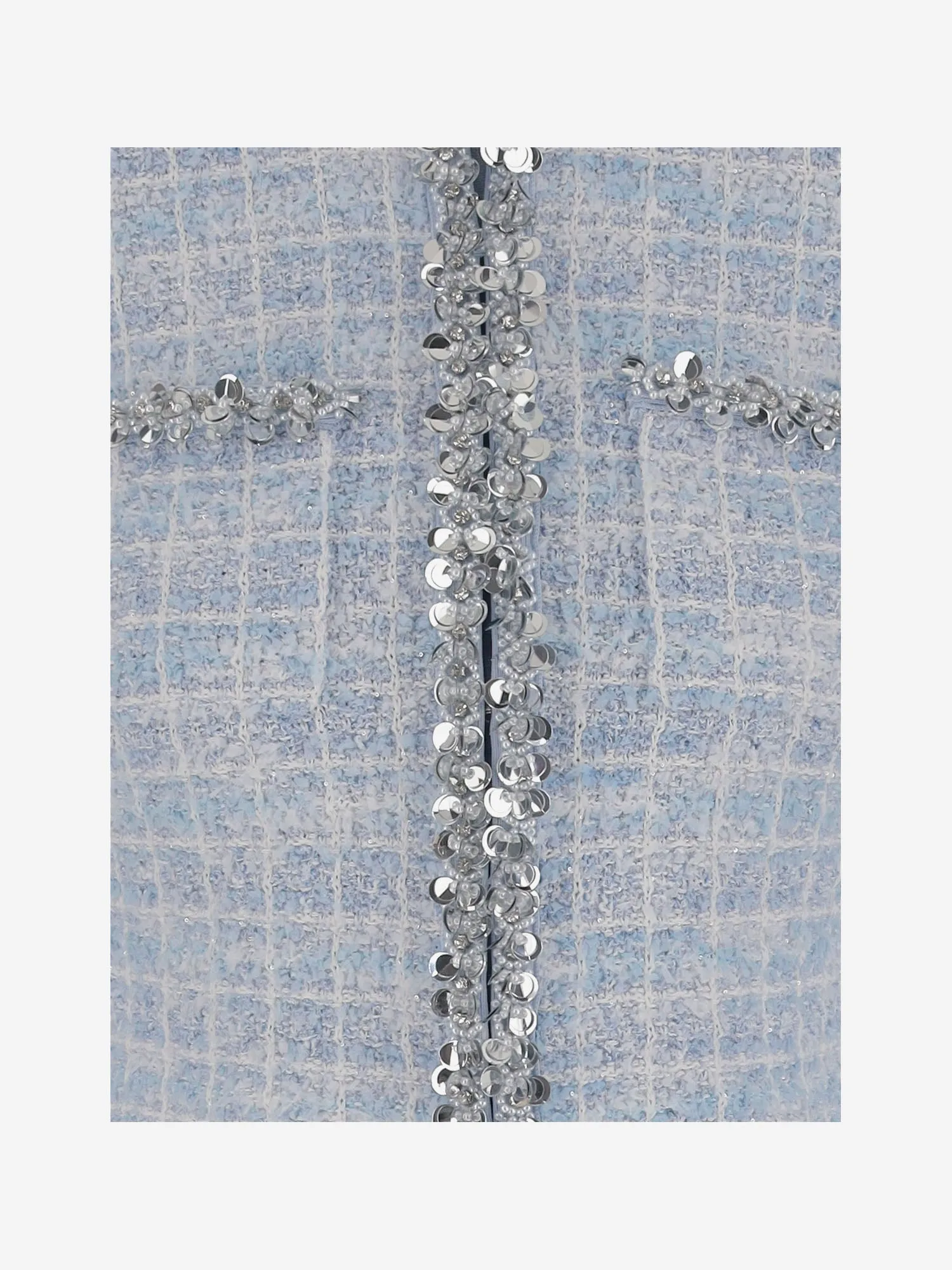 Självporträtt sequined cardigan i viskosblandning