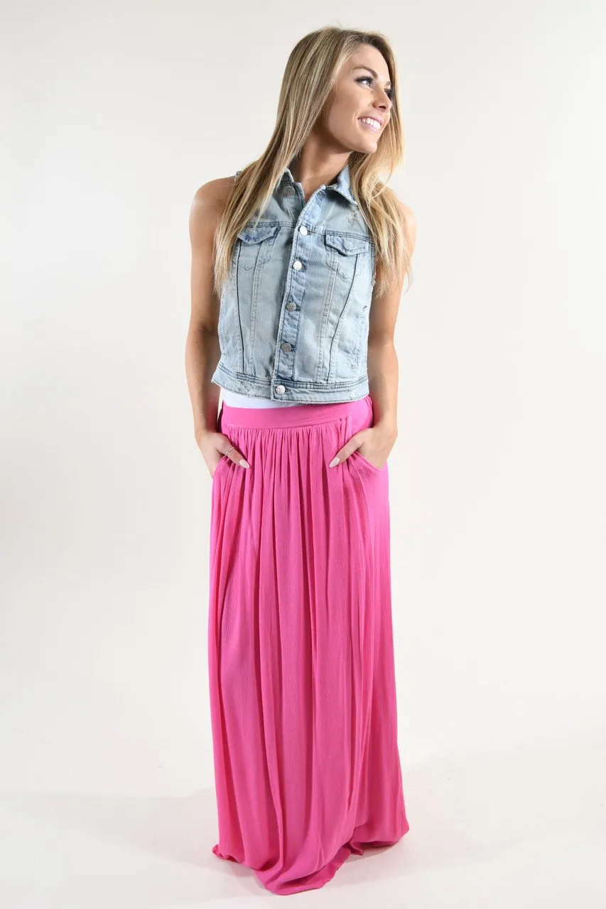 Sleeveless Denim Jacket